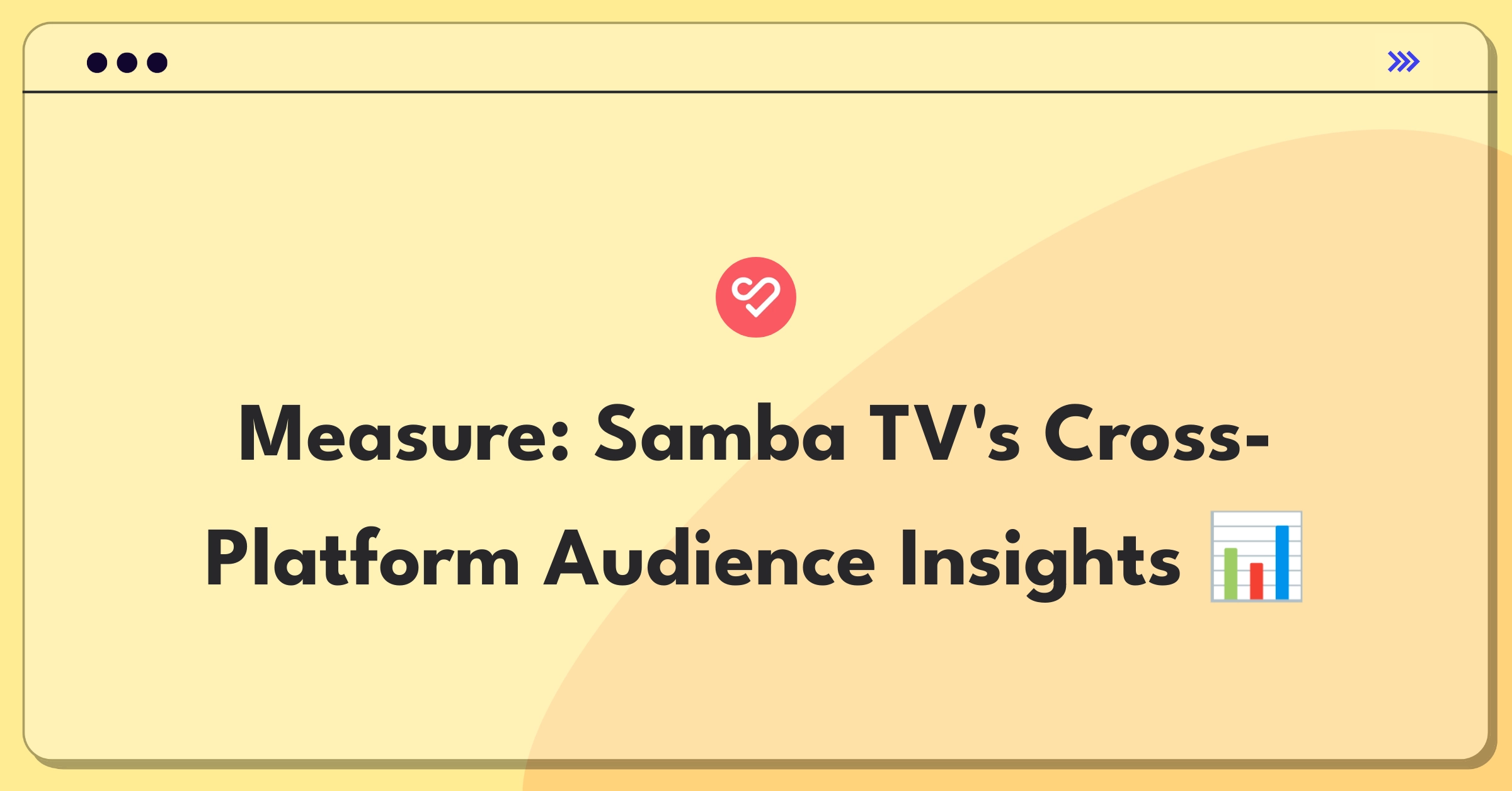 Product Management Analytics Question: Evaluating metrics for Samba TV's cross-platform audience measurement solution