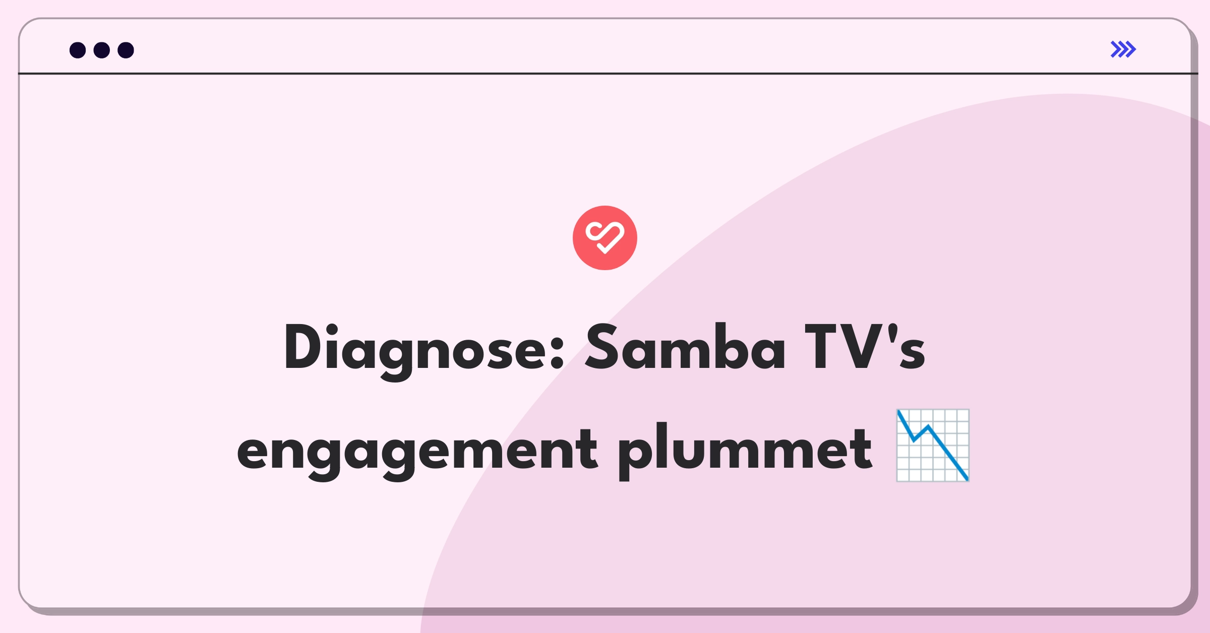 Product Management Root Cause Analysis Question: Investigating sudden drop in Samba TV app engagement across smart TVs