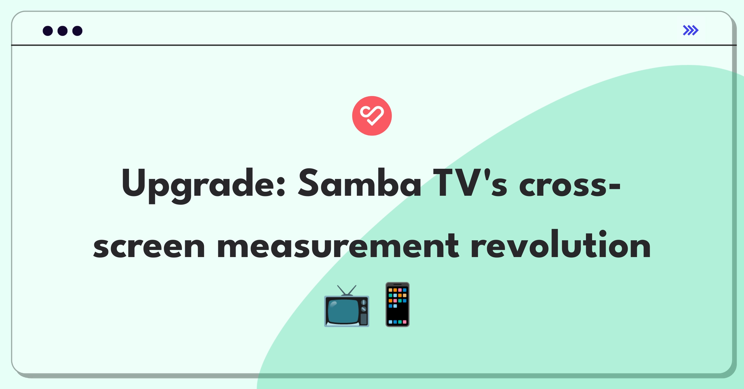 Product Management Improvement Question: Expanding Samba TV's cross-screen measurement capabilities beyond traditional TV and streaming