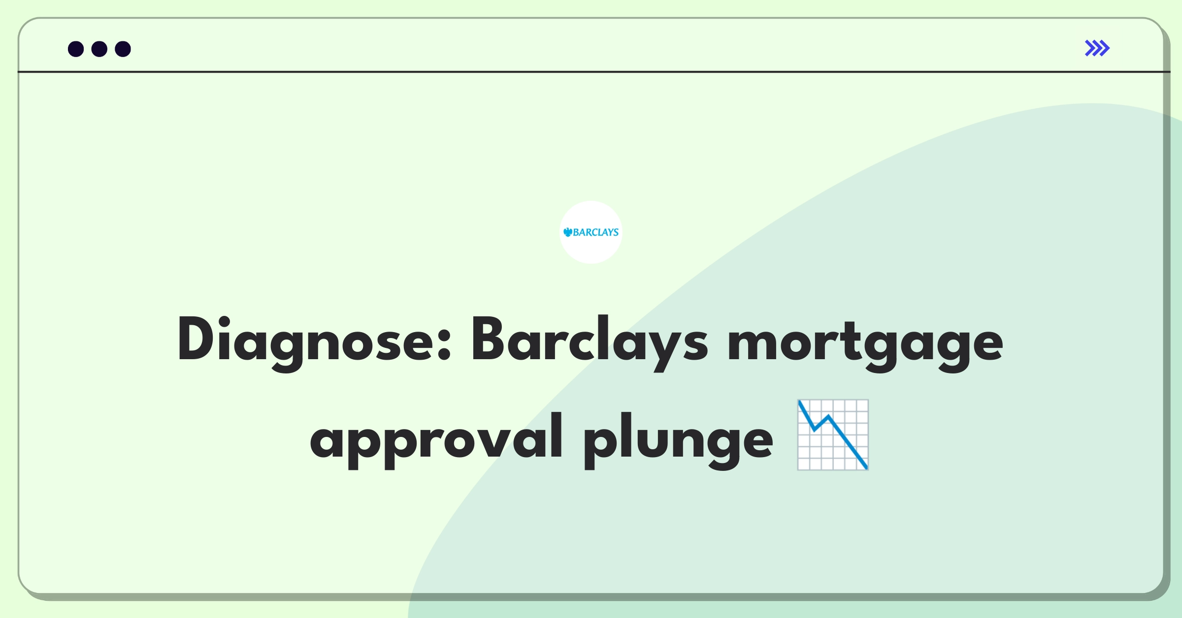 Product Management Root Cause Analysis Question: Investigating Barclays mortgage loan approval rate decline