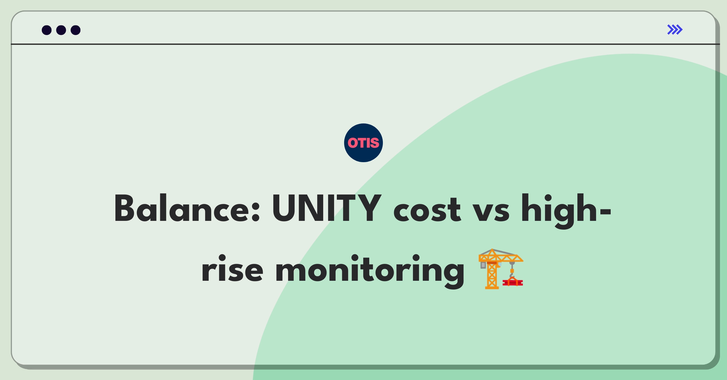 Product Management Trade-Off Question: Balancing Otis UNITY platform cost-effectiveness with comprehensive high-rise monitoring