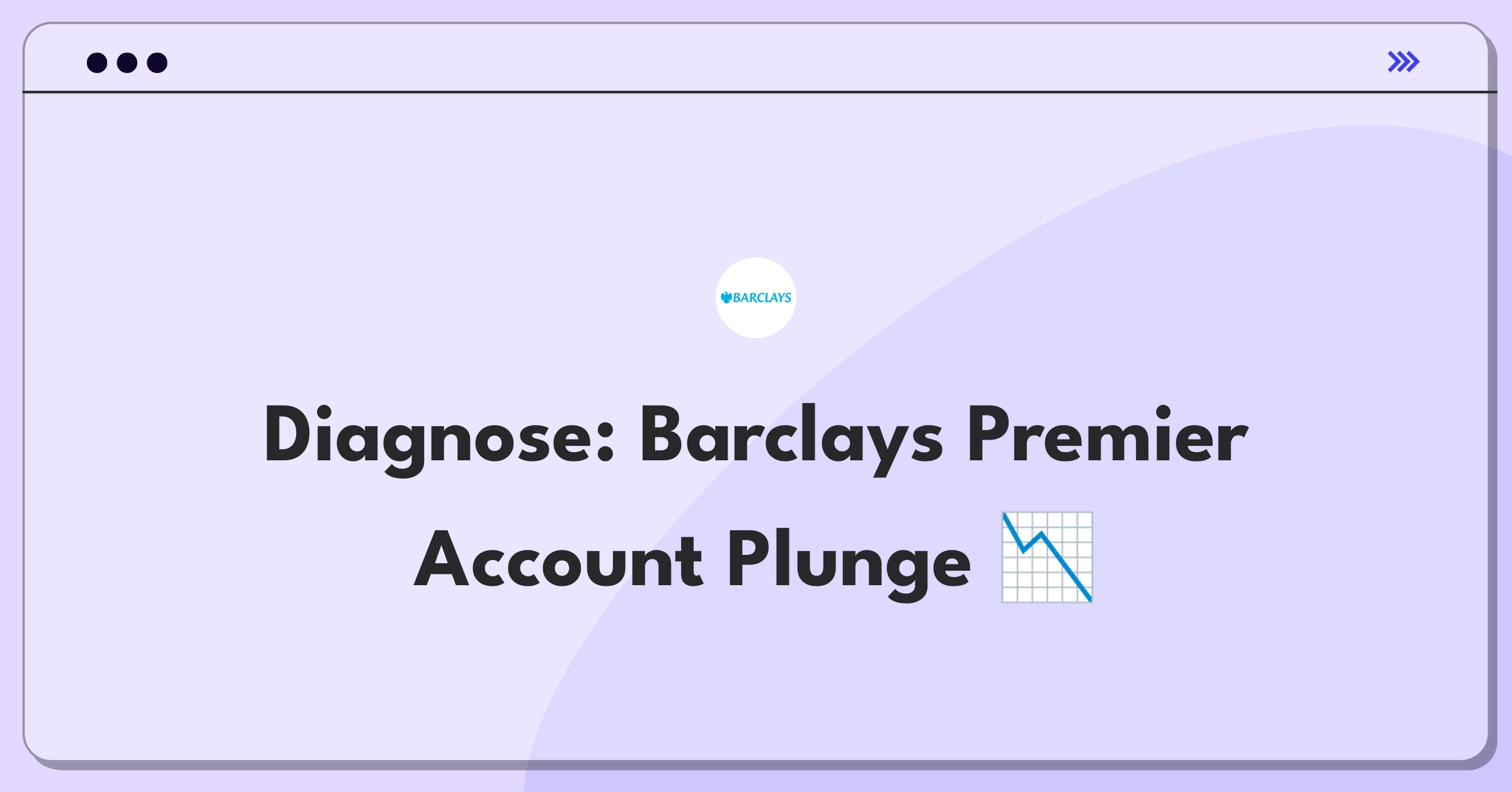 Product Management Root Cause Analysis Question: Investigating sudden decrease in Barclays Premier account openings