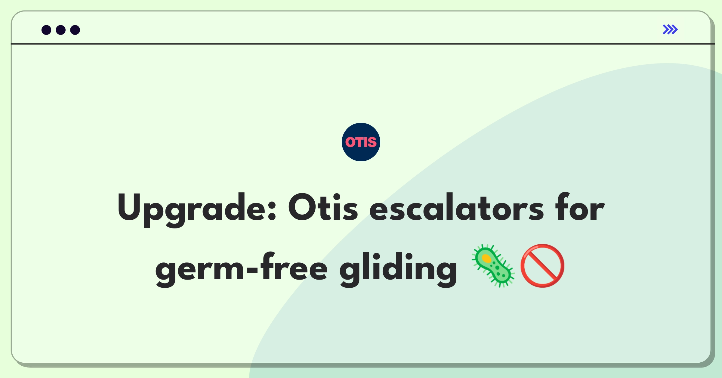 Product Management Improvement Question: Redesigning Otis escalator handrails for enhanced hygiene and passenger safety