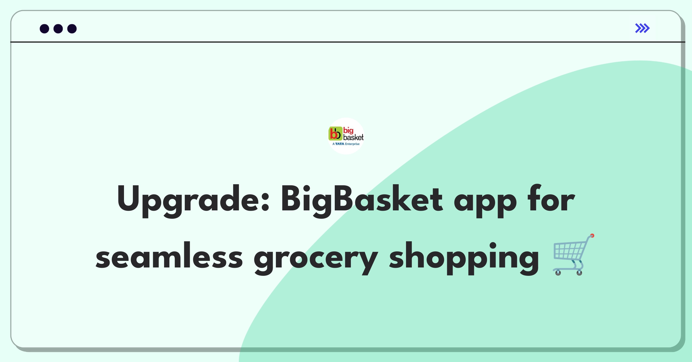 Product Management Improvement Question: BigBasket mobile app features for convenient grocery shopping