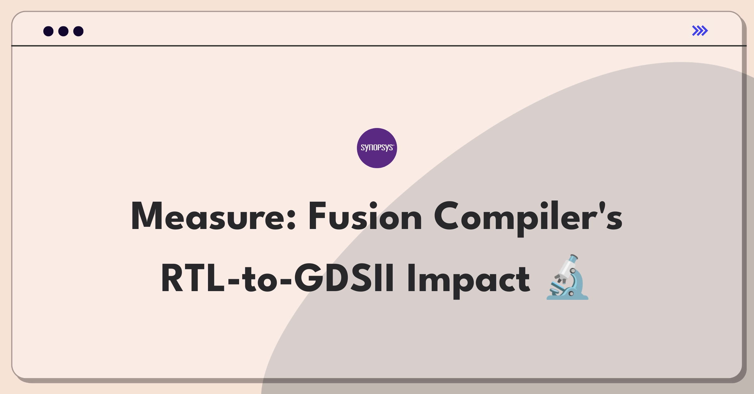 Synopsys Fusion Compiler Success Metrics | Product Strategy - NextSprints