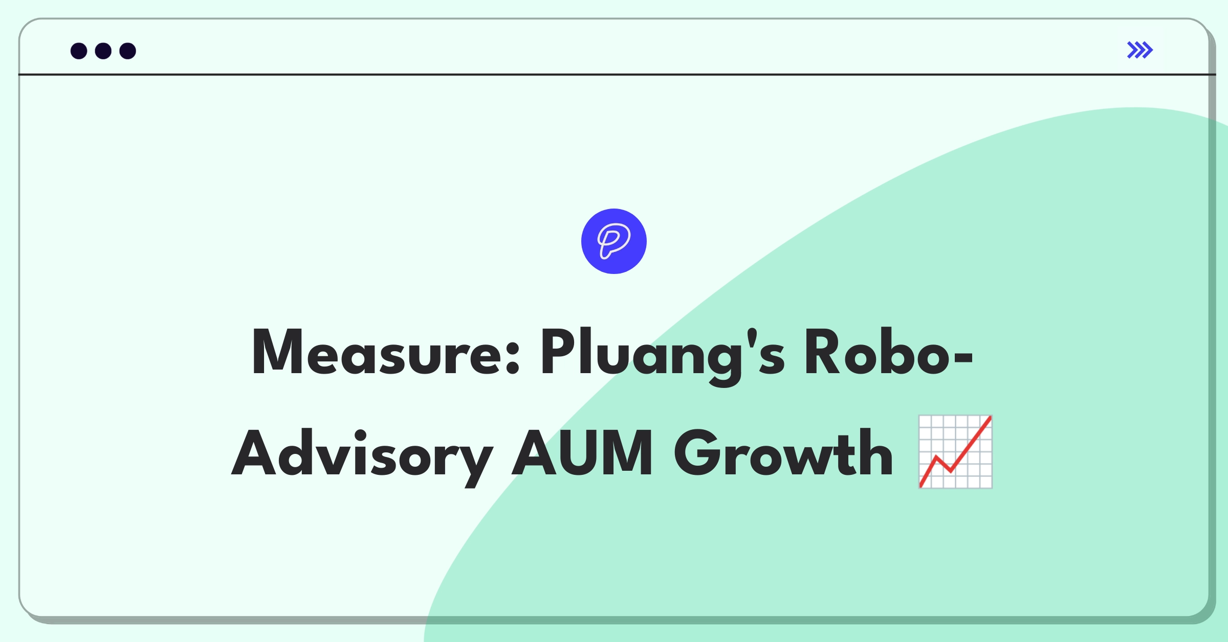 Product Management Metrics Question: Defining success for Pluang's robo-advisory service through key performance indicators