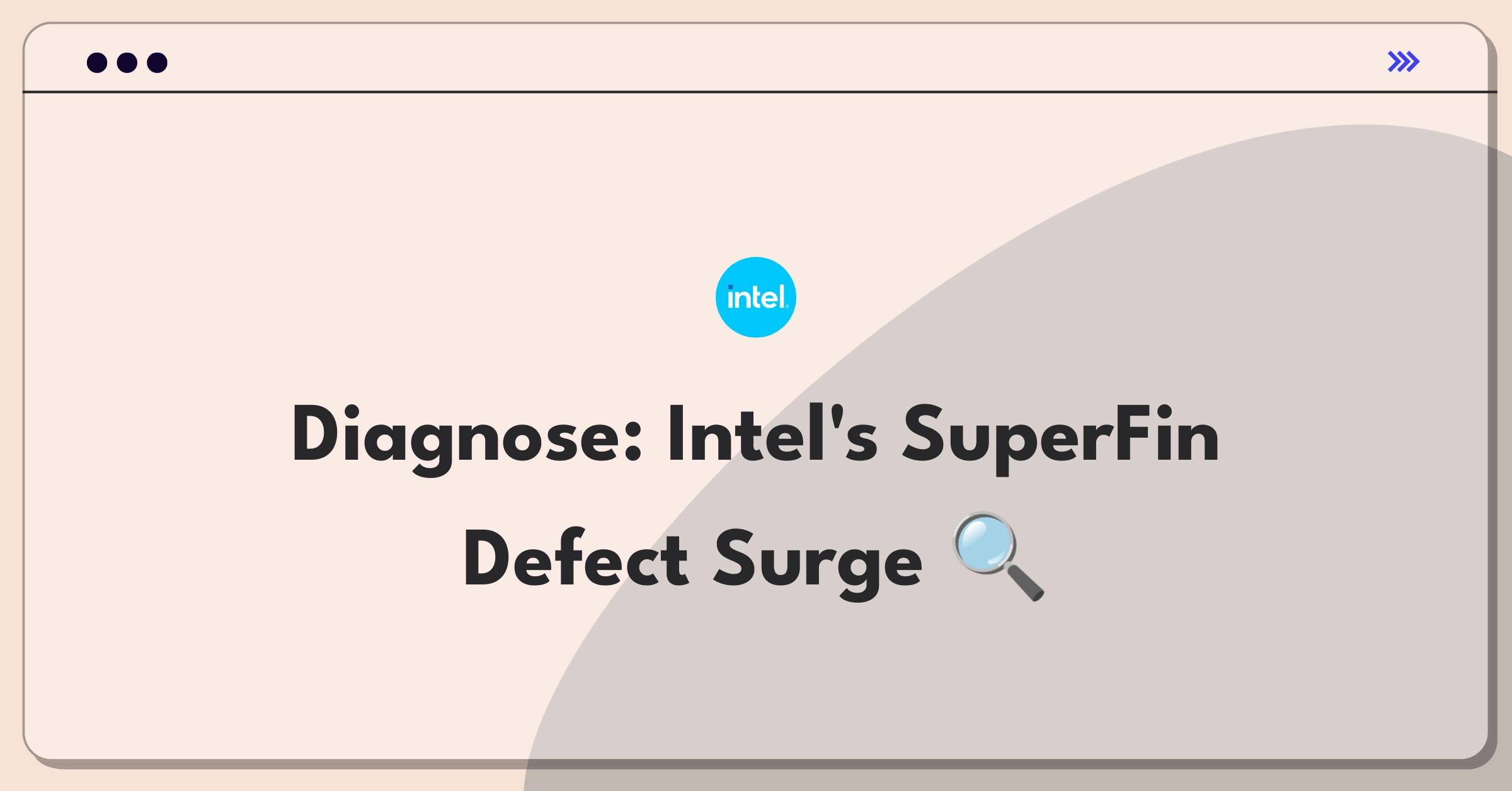 Product Management Root Cause Analysis Question: Intel transistor defect rate increase investigation