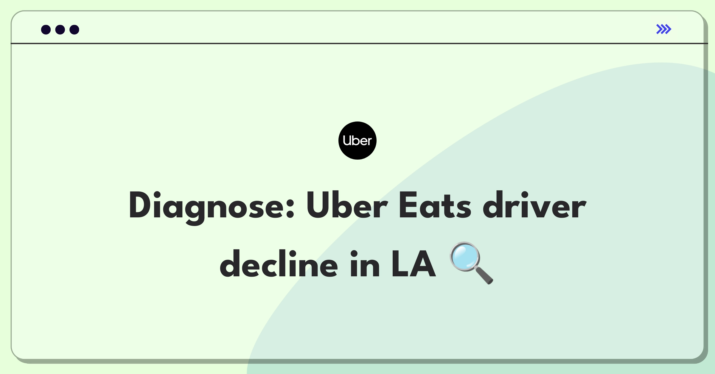 Product Management Root Cause Analysis Question: Investigating Uber Eats driver signup decrease in Los Angeles