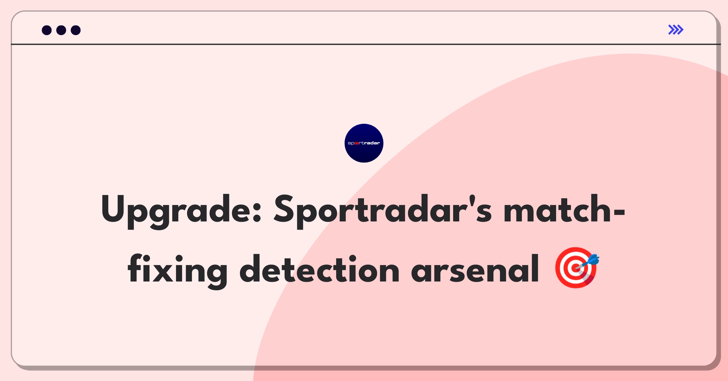 Product Management Improvement Question: Enhancing Sportradar's integrity monitoring system for better match-fixing detection