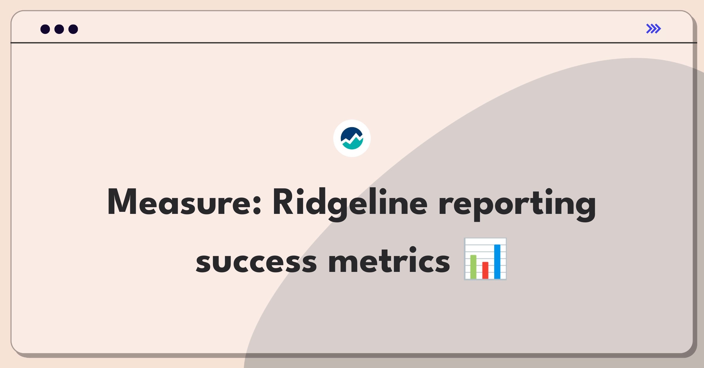 Product Management Analytics Question: Evaluating success metrics for Ridgeline's client reporting feature in asset management