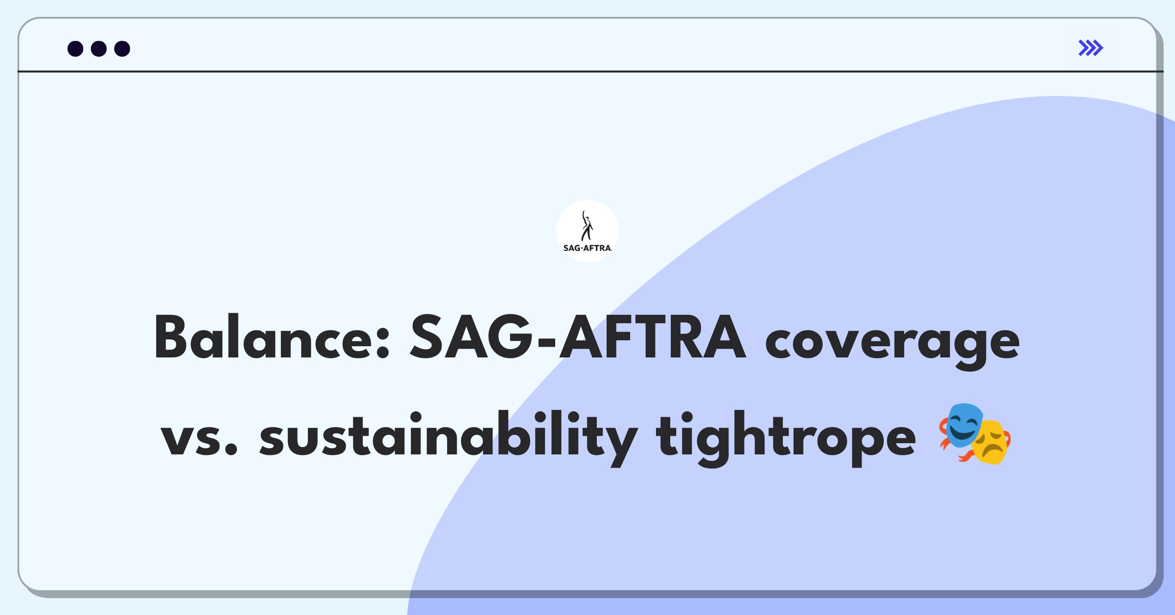 Product Management Trade-Off Question: SAG-AFTRA health plan balancing comprehensive coverage with financial sustainability