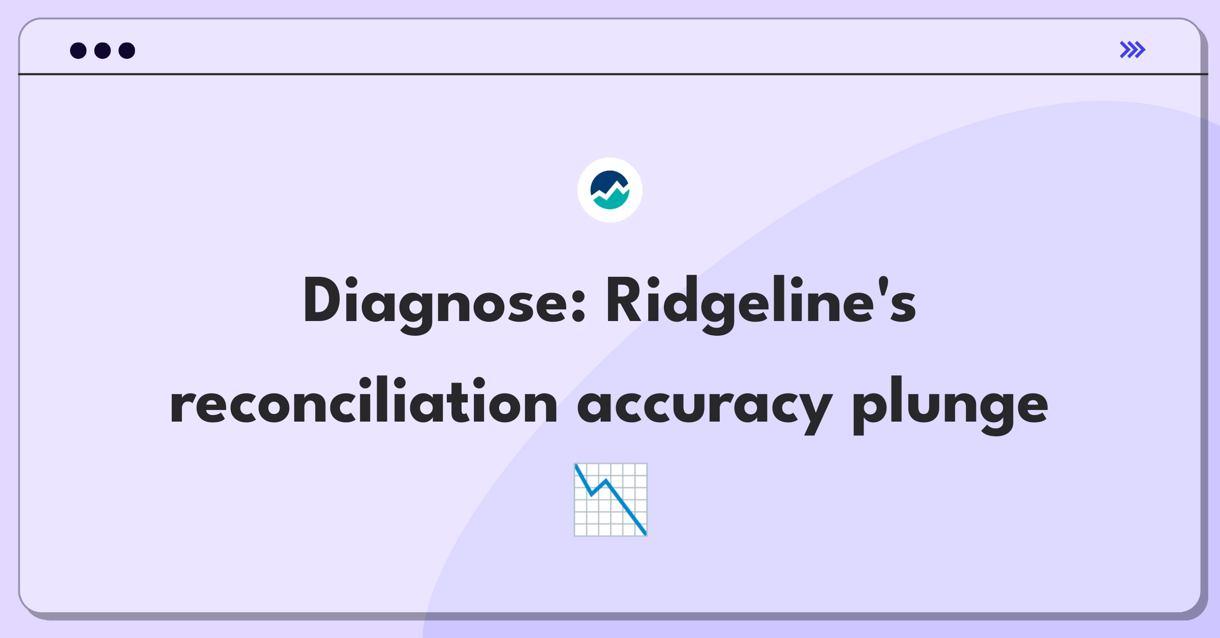 Product Management Root Cause Analysis Question: Investigating sudden drop in financial data reconciliation accuracy