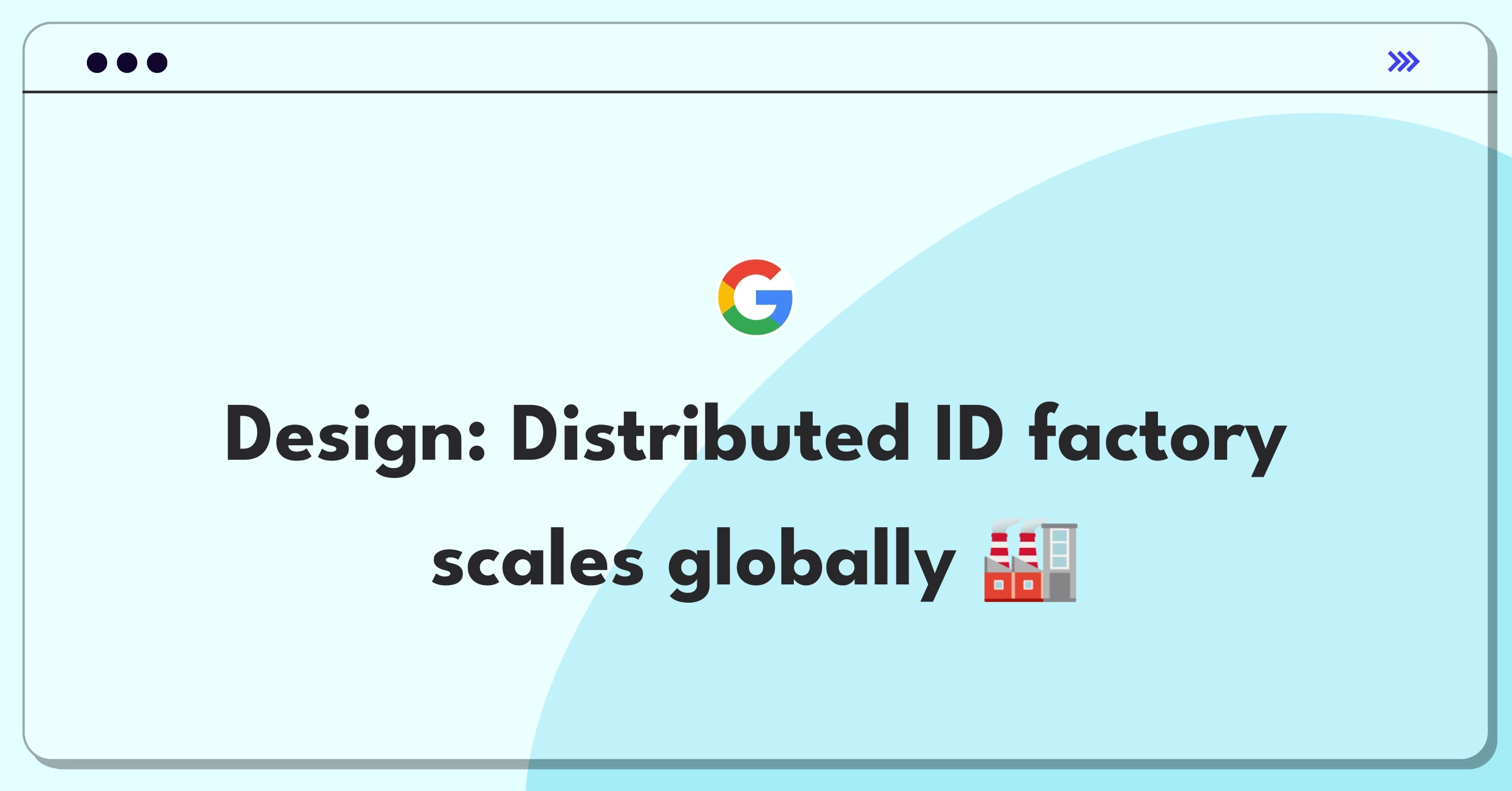 Product Management System Design Question: Scalable unique ID generation across distributed systems