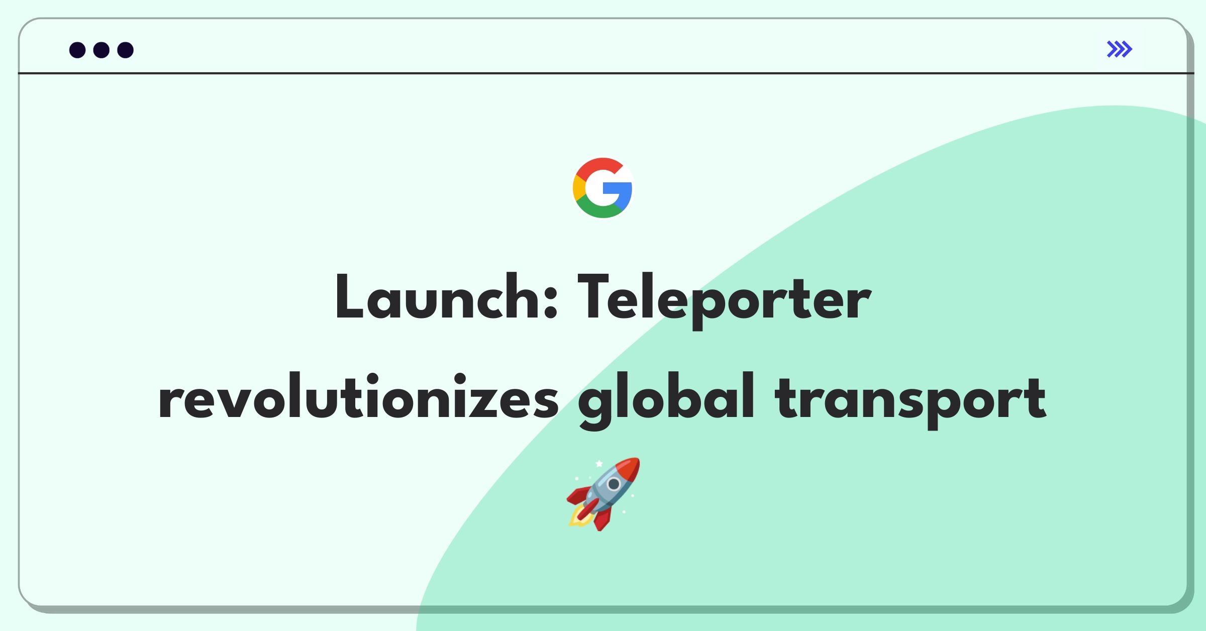 Product Management Innovation Question: Teleporter launch strategy with phased rollout and risk management