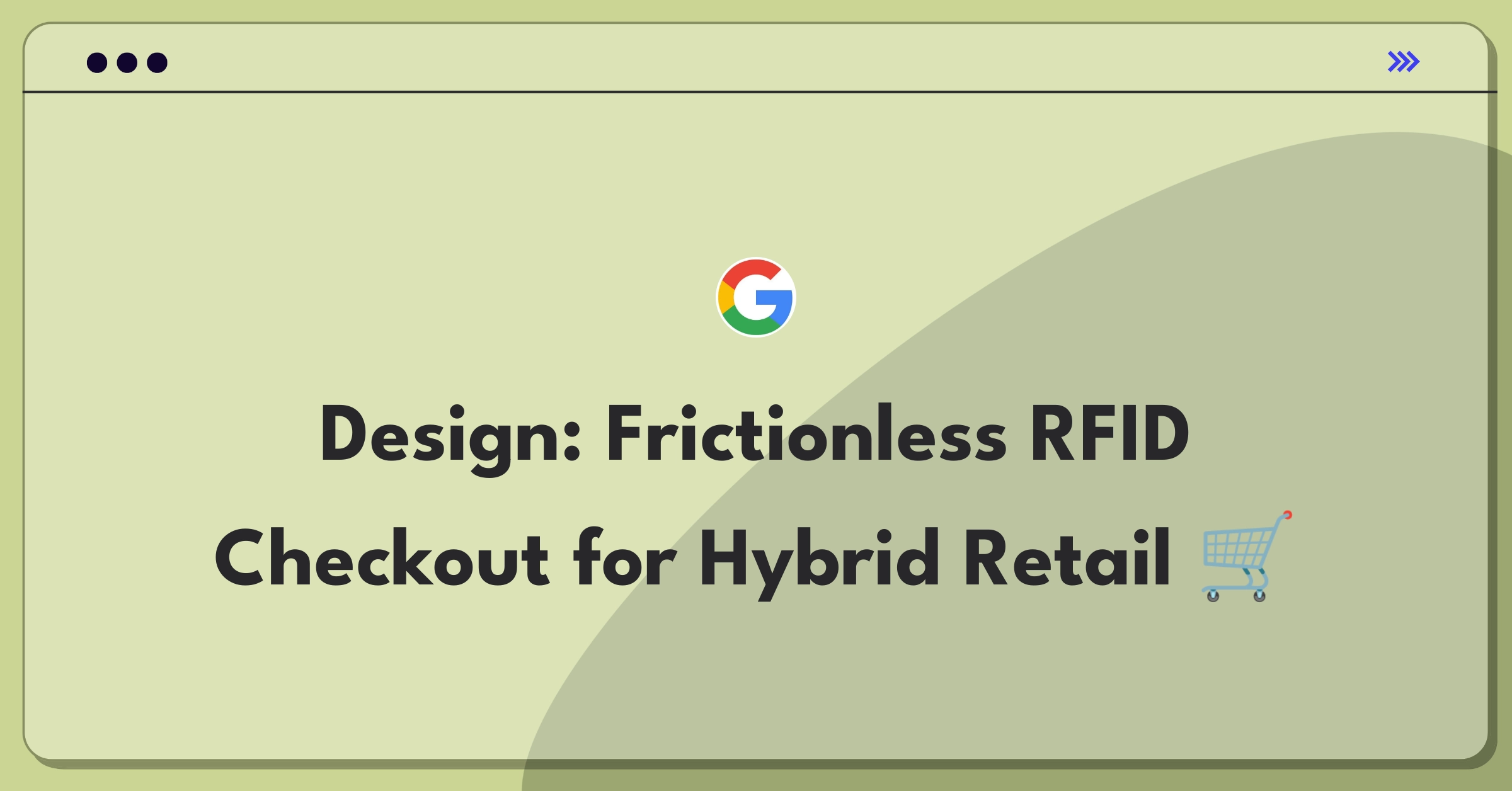 Product Management Design Question: Contactless checkout system for grocery and garment store using RFID and mobile app