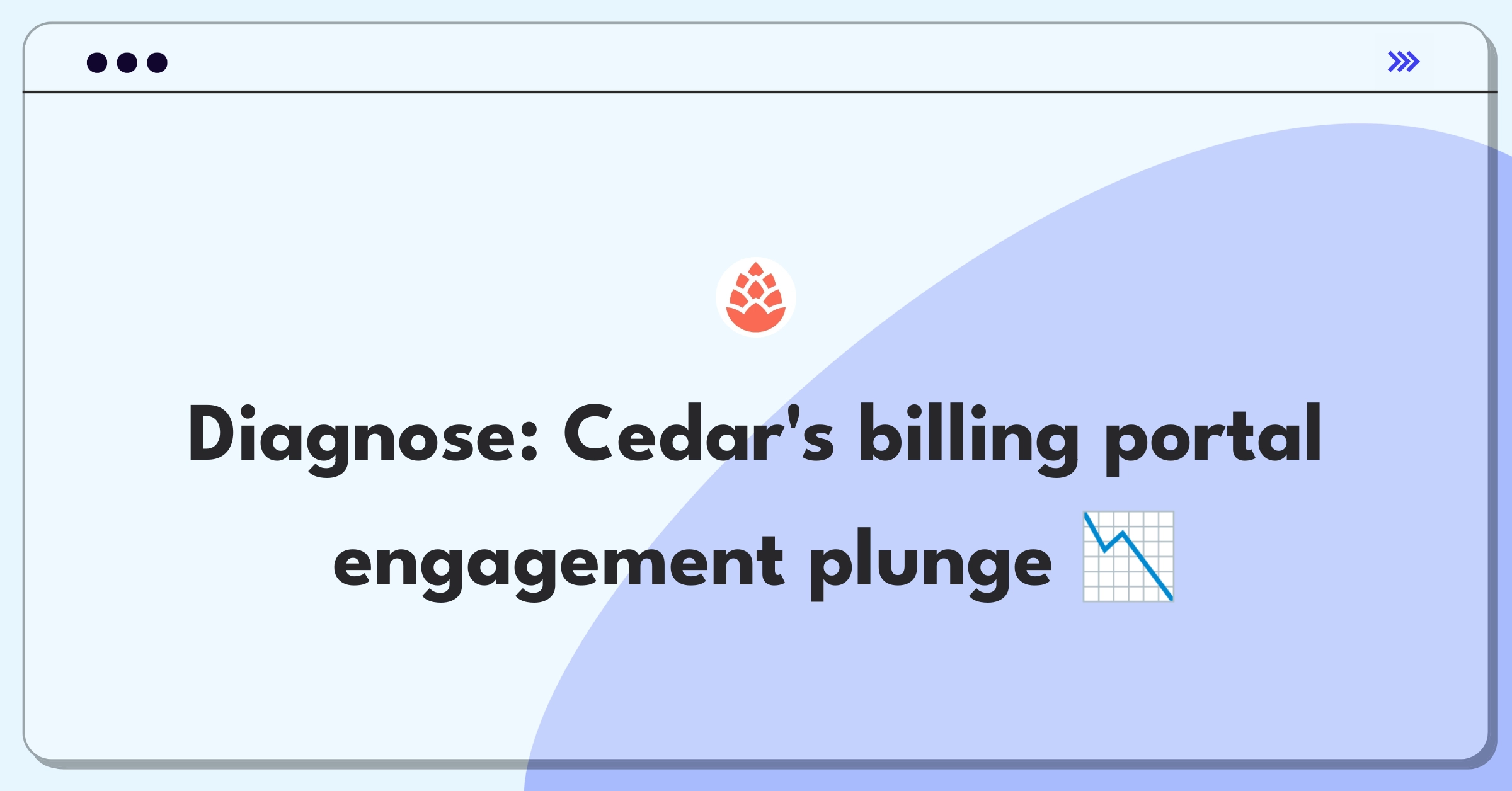 Product Management Root Cause Analysis Question: Investigating Cedar's patient billing portal engagement decline