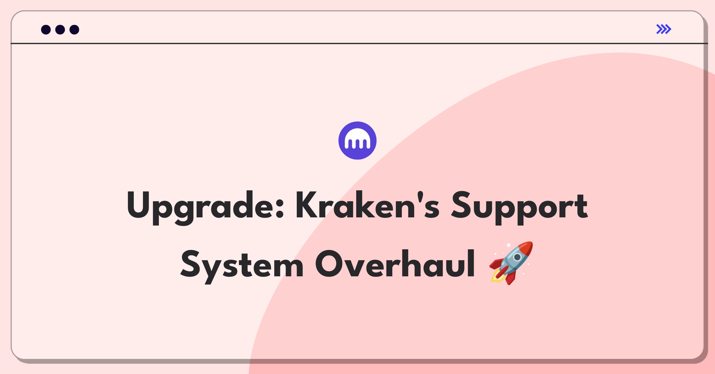 Product Management Improvement Question: Enhancing Kraken's cryptocurrency exchange customer support system