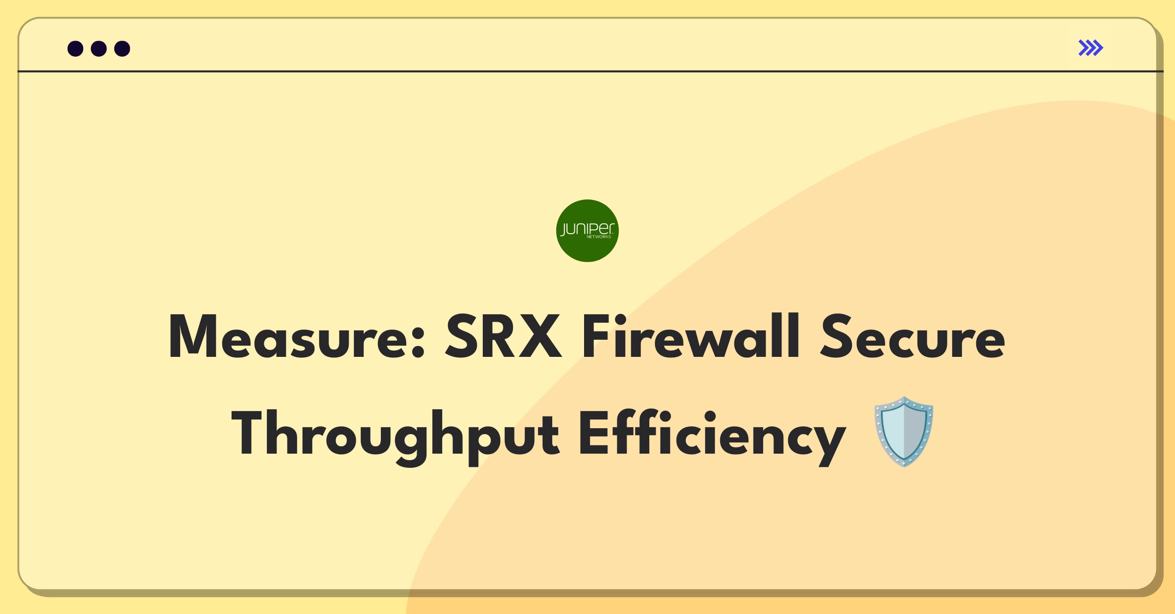 Product Management Success Metrics Question: Evaluating Juniper Networks SRX Series Firewall performance and security effectiveness