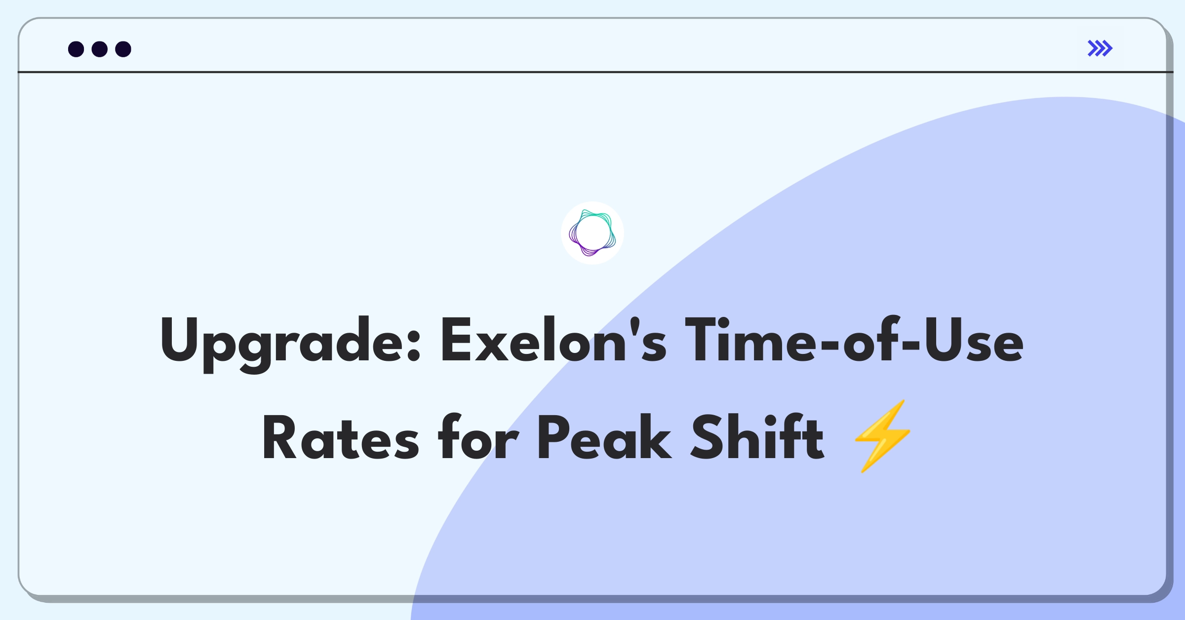 Product Management Improvement Question: Redesigning utility rate plans to shift energy consumption patterns