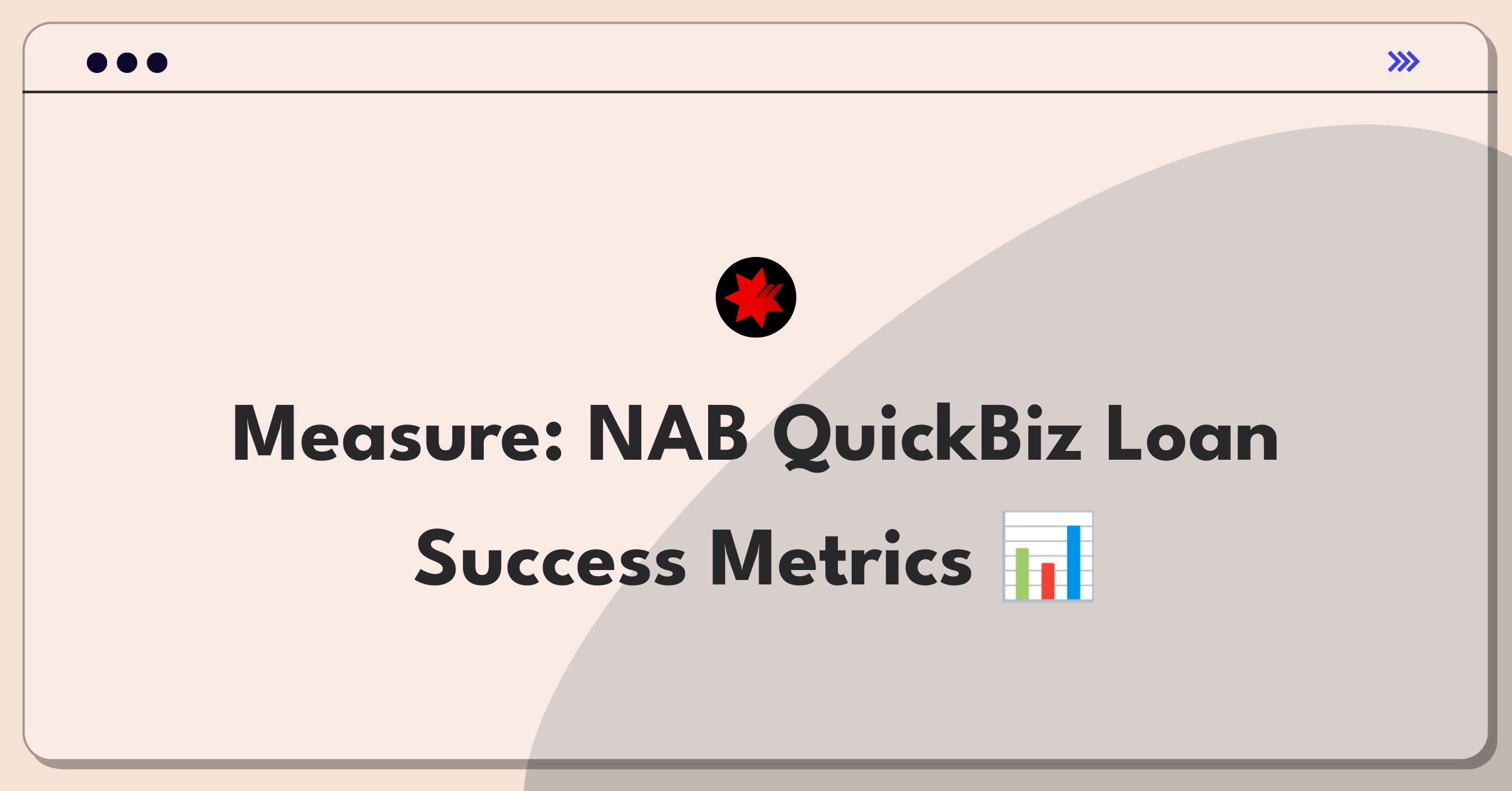 Product Management Success Metrics Question: Evaluating NAB QuickBiz unsecured business loan performance