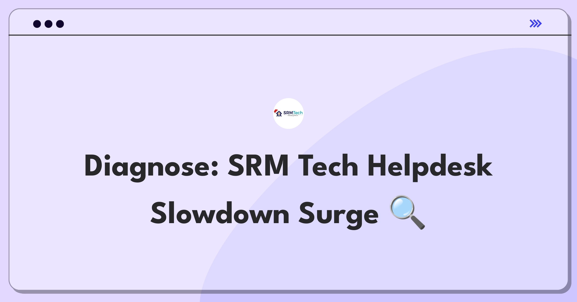 Product Management Root Cause Analysis Question: Investigating IT support response time increase for SRM Technologies