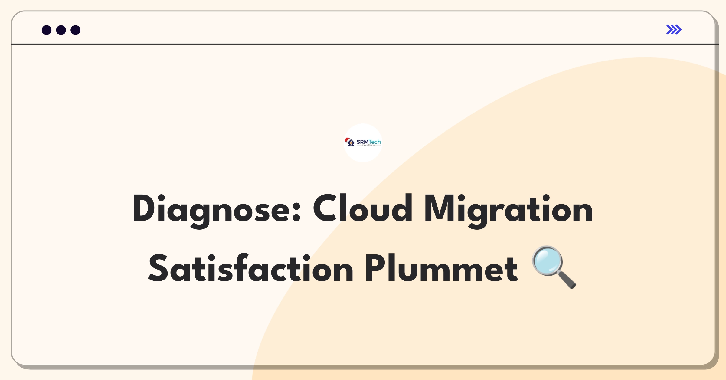 Product Management Root Cause Analysis Question: Investigating cloud migration service customer satisfaction decline