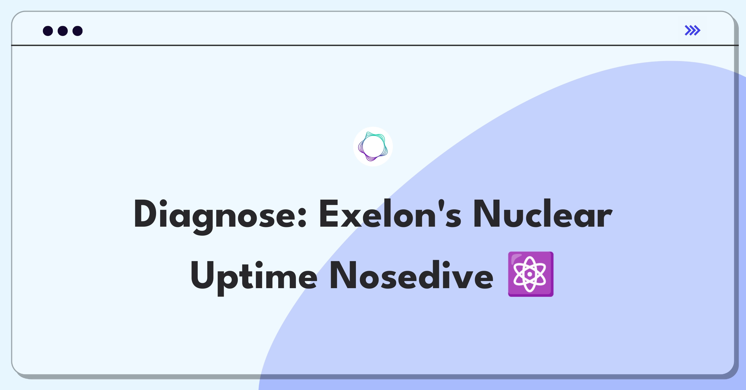 Product Management Root Cause Analysis Question: Investigating nuclear power plant uptime decrease