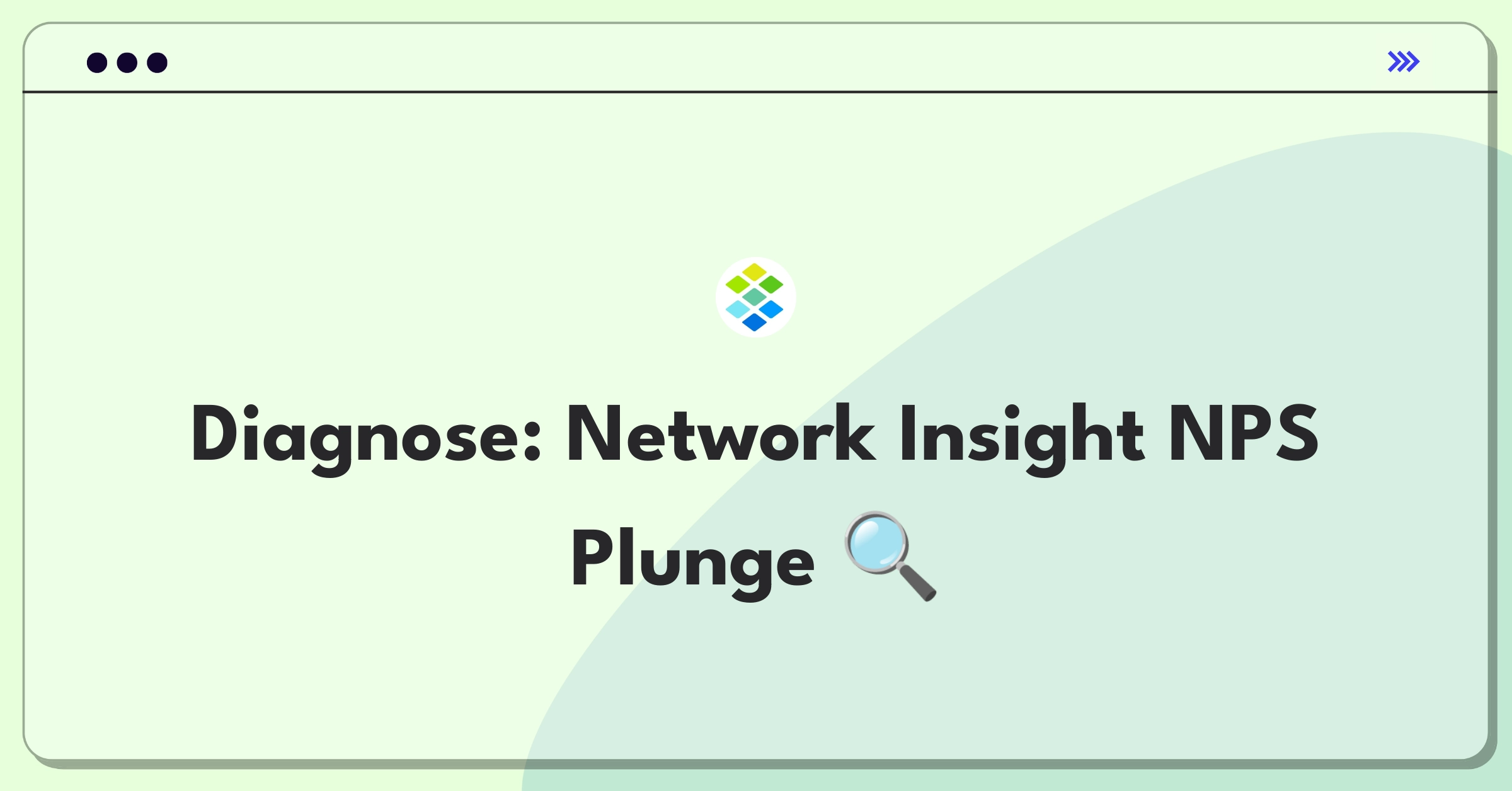 Product Management Root Cause Analysis Question: Investigating NPS decline for network management software