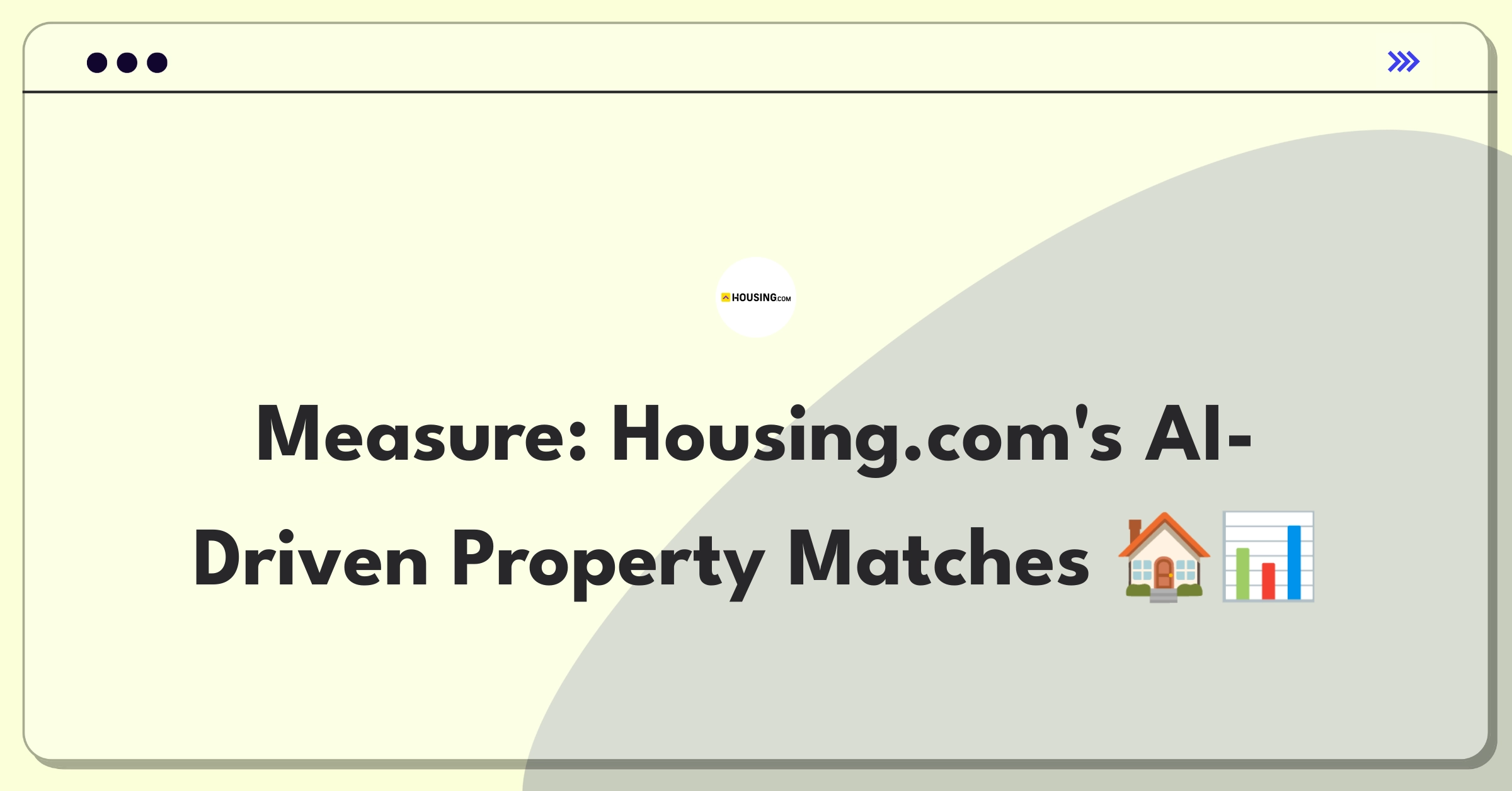 Product Management Analytics Question: Evaluating success metrics for Housing.com's property recommendation algorithm