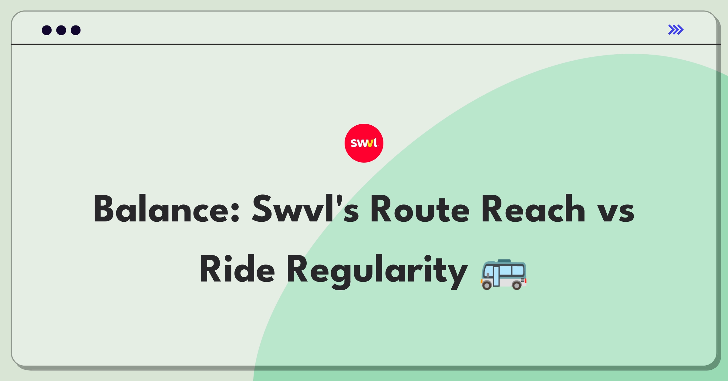 Product Management Trade-off Question: Swvl's strategic decision between expanding routes or increasing service frequency