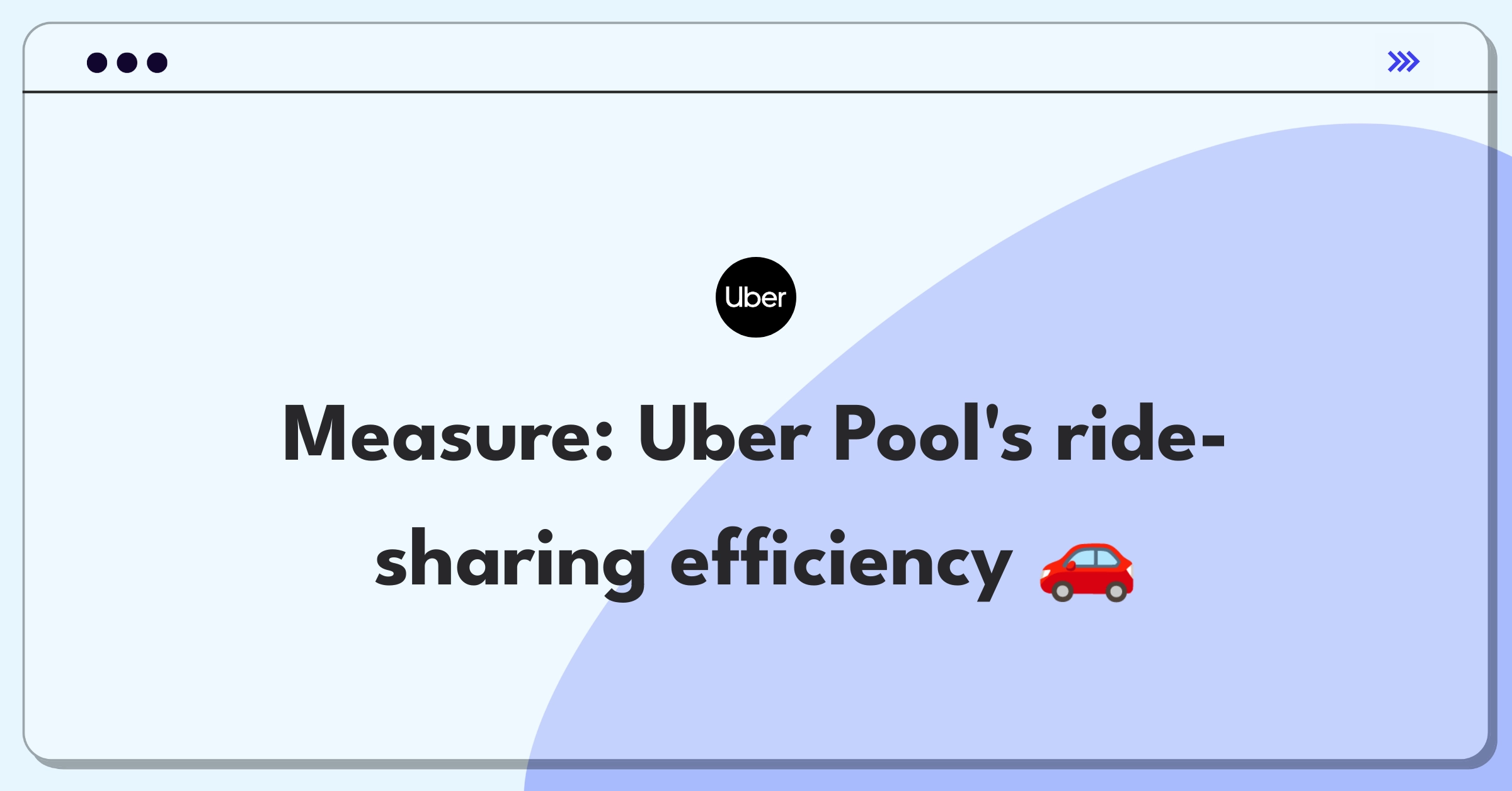 Product Management Success Metrics Question: Tracking key performance indicators for Uber Pool's launch