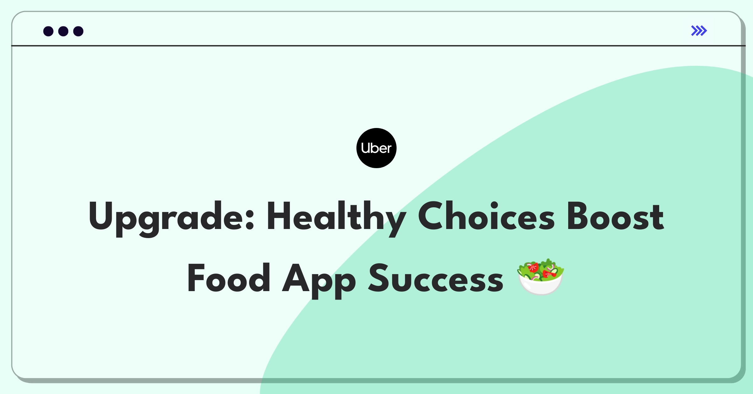 Product Management Improvement Question: Food delivery app adding healthy meal options