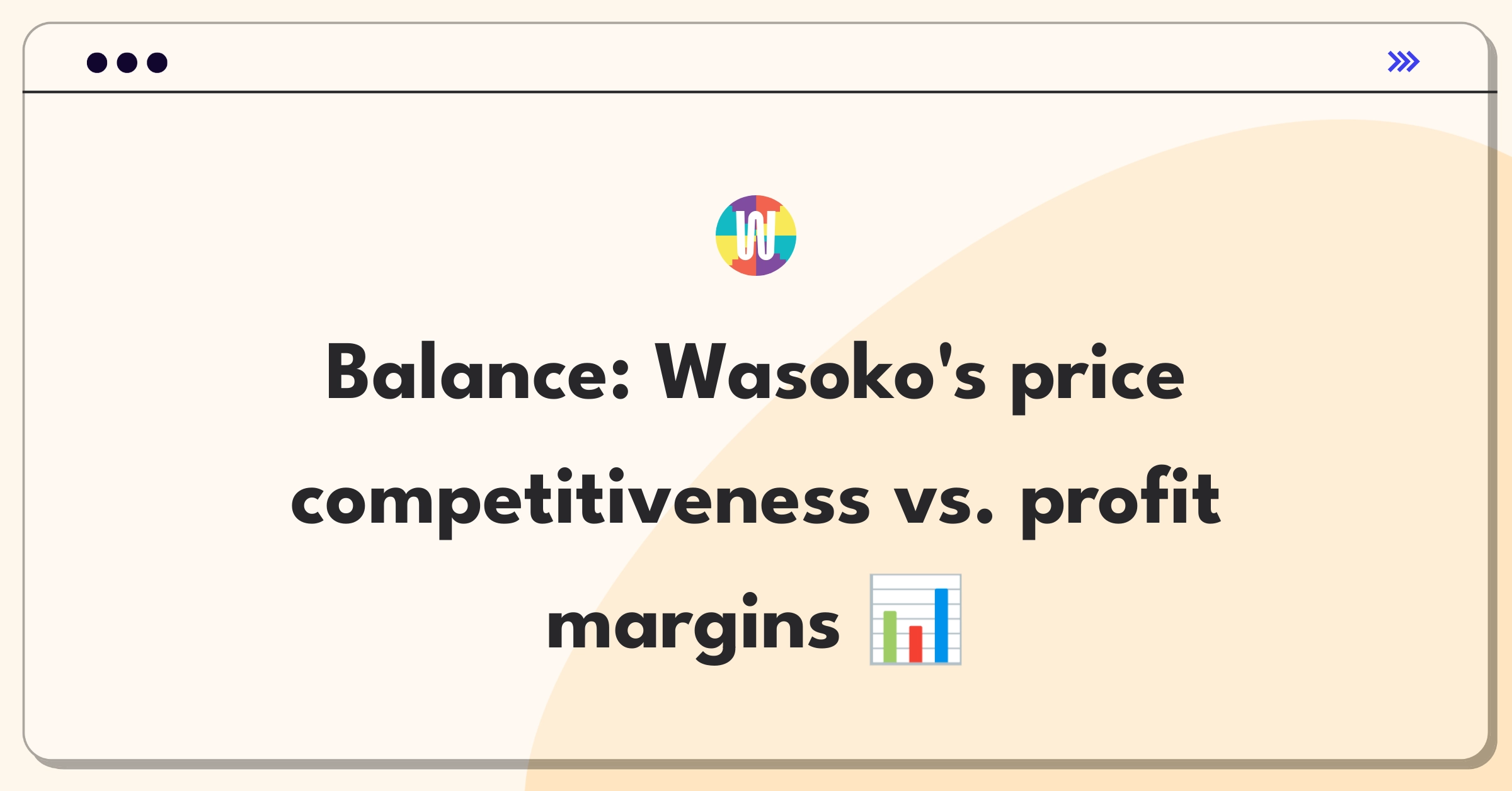 Product Management Trade-off Question: Balancing competitive pricing and profitability for B2B e-commerce platform