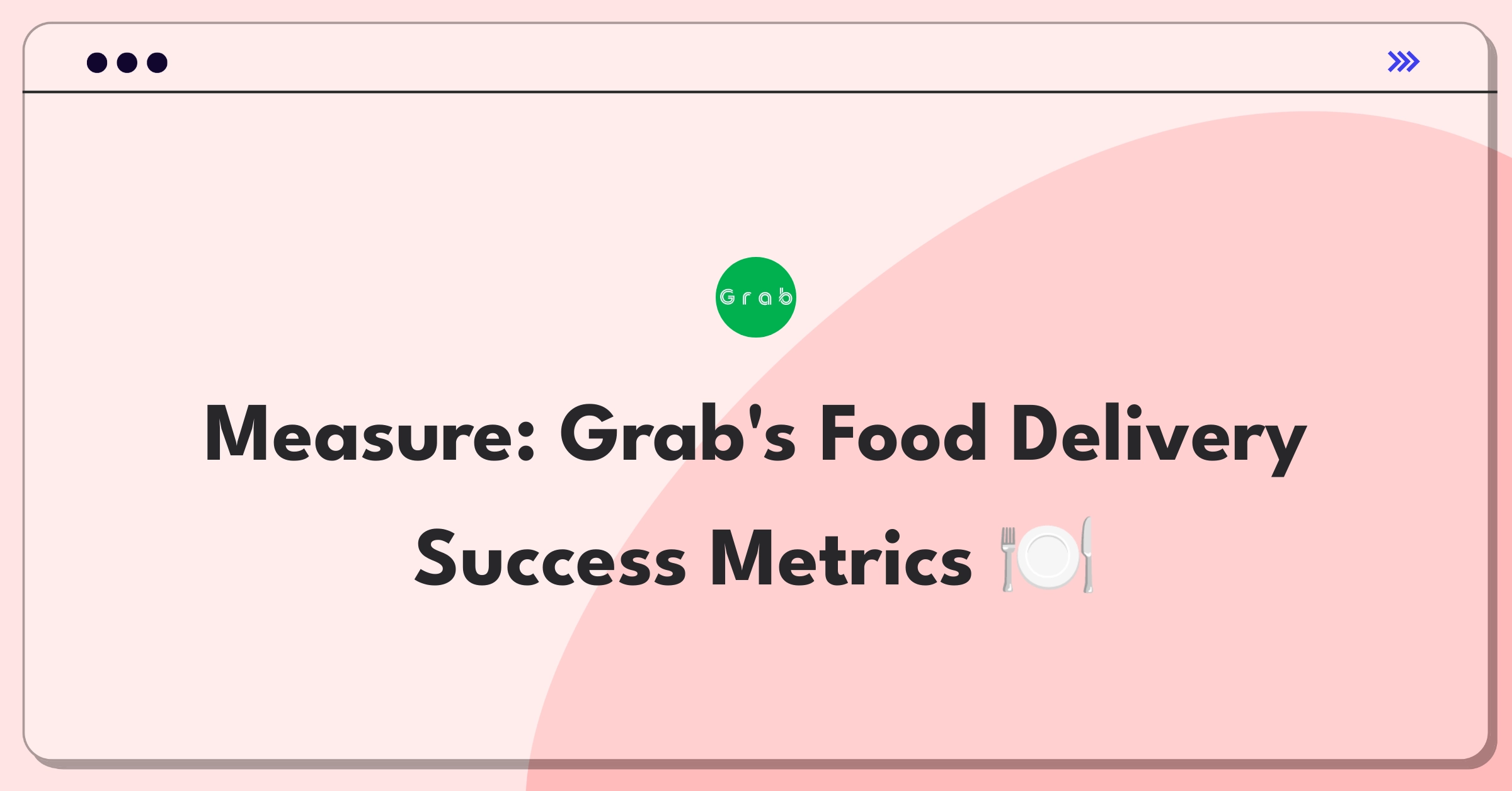 Product Management Analytics Question: Evaluating metrics for Grab's food delivery feature