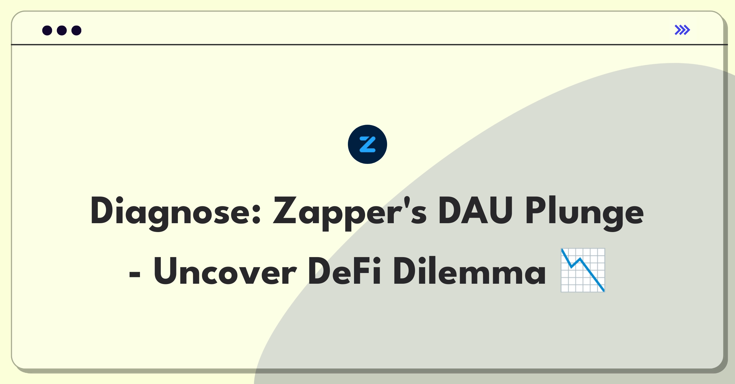 Product Management Root Cause Analysis Question: Investigating sudden drop in Zapper's portfolio tracking feature usage