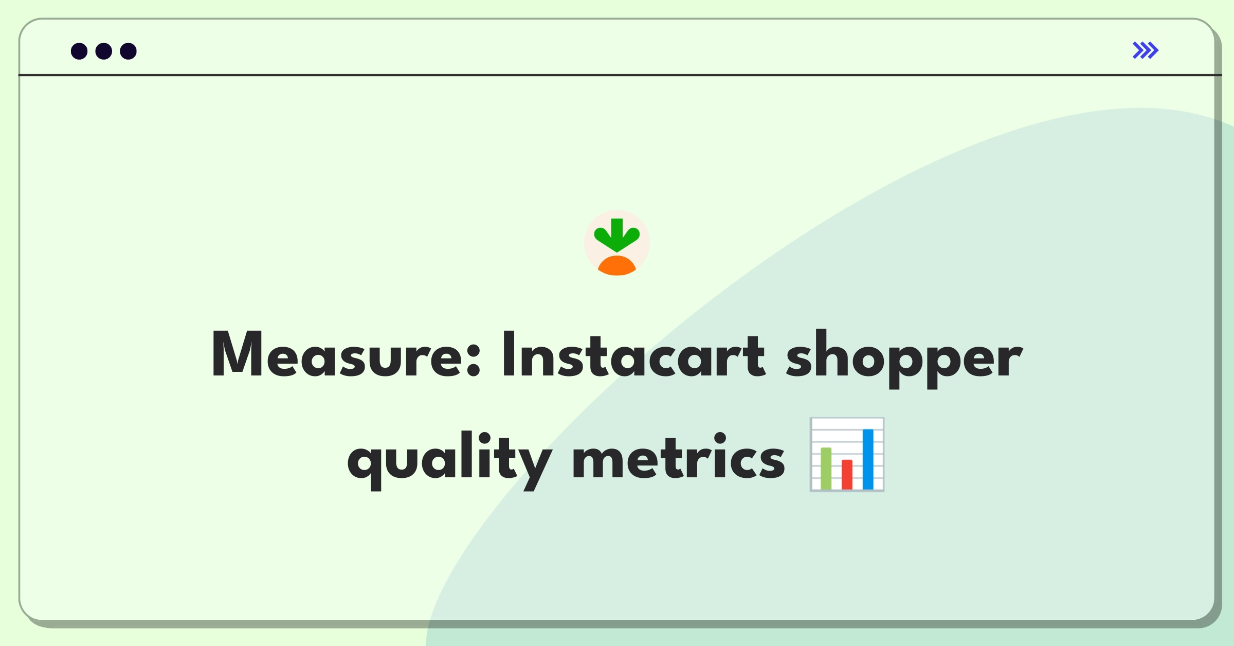 Product Management Success Metrics Question: Evaluating Instacart's personal shopper selection process using key performance indicators