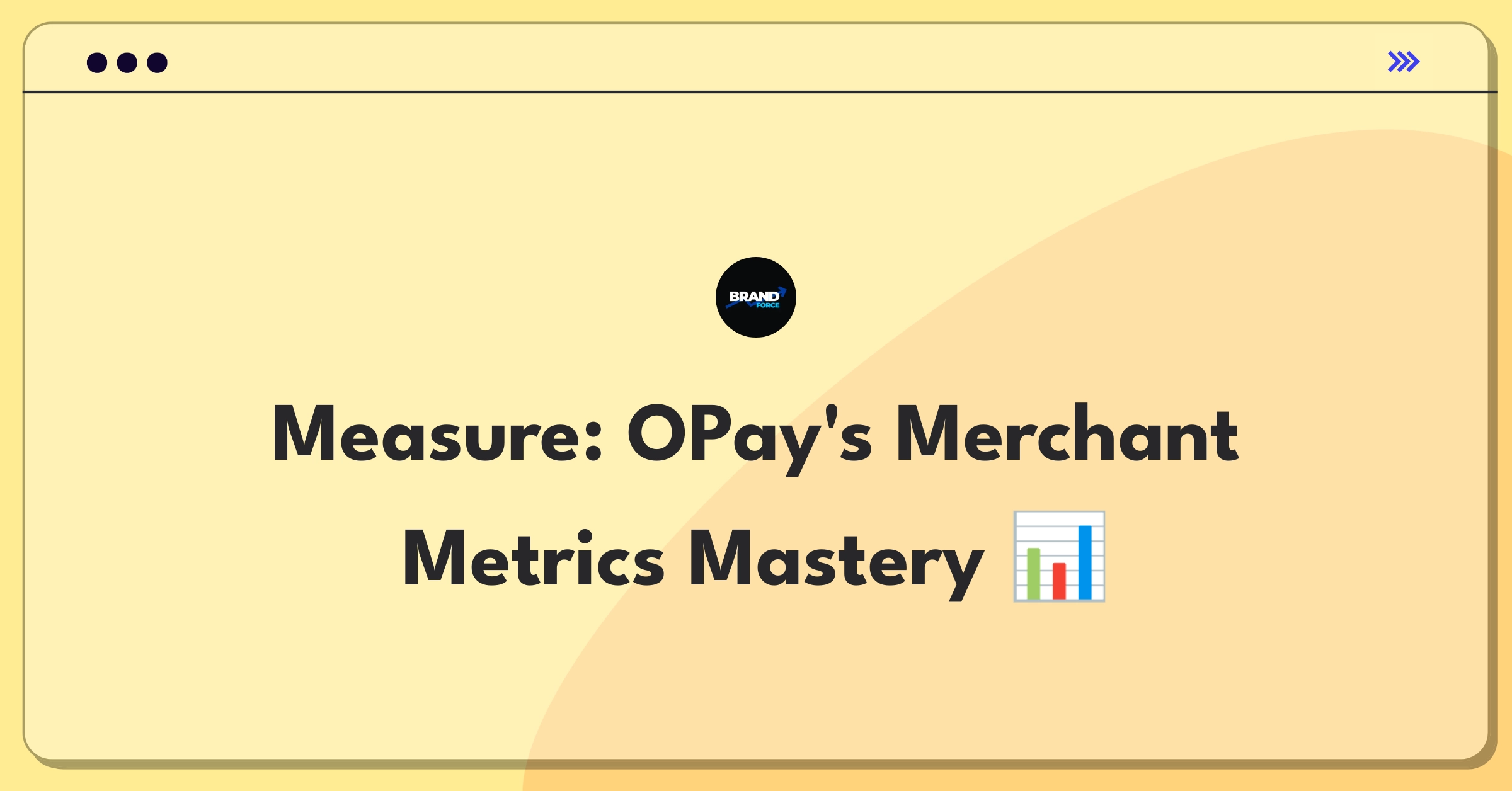 Product Management Analytics Question: Evaluating OPay's merchant payment system performance metrics