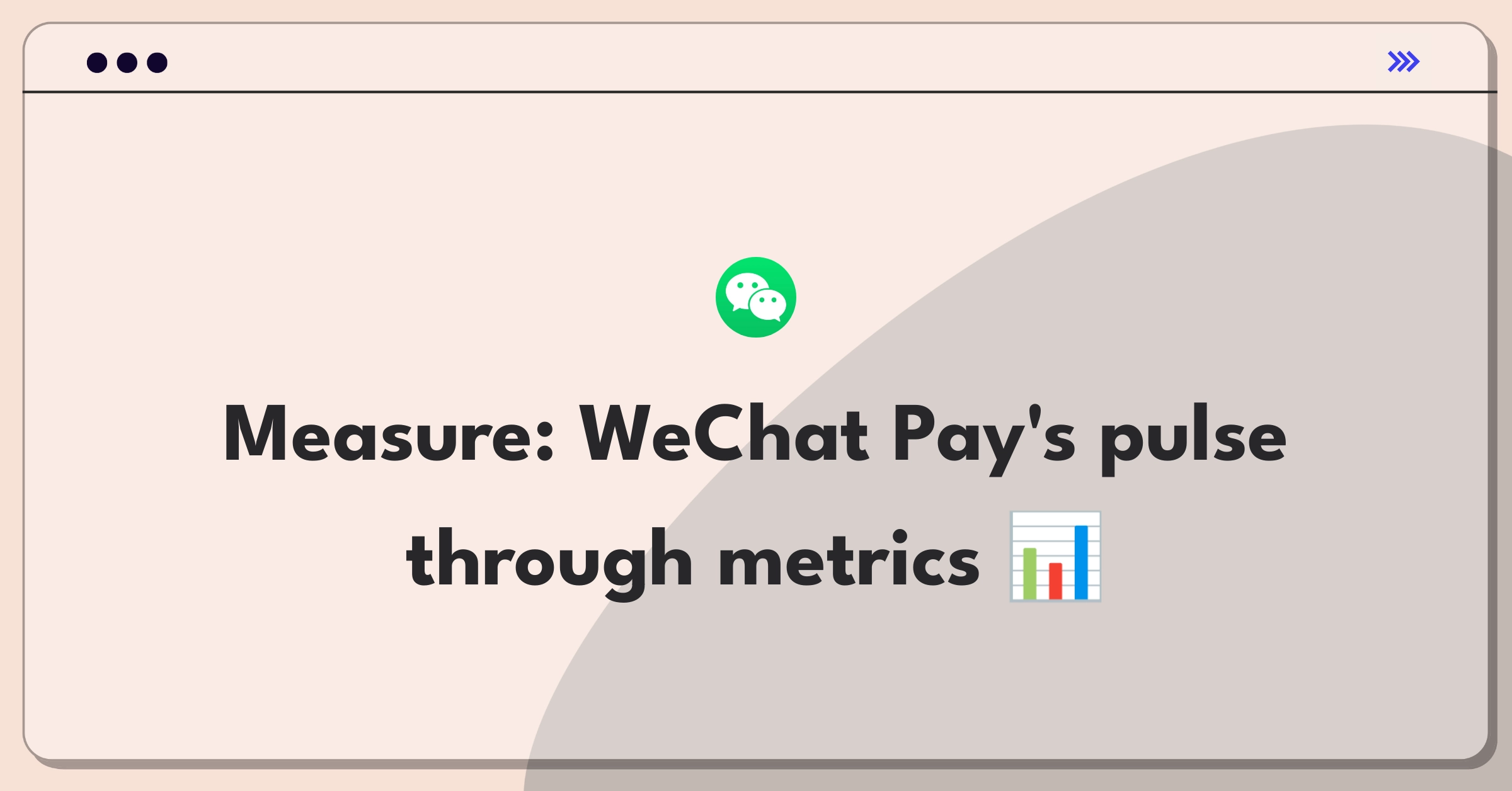 Product Management Success Metrics Question: Evaluating WeChat's digital payment system using key performance indicators