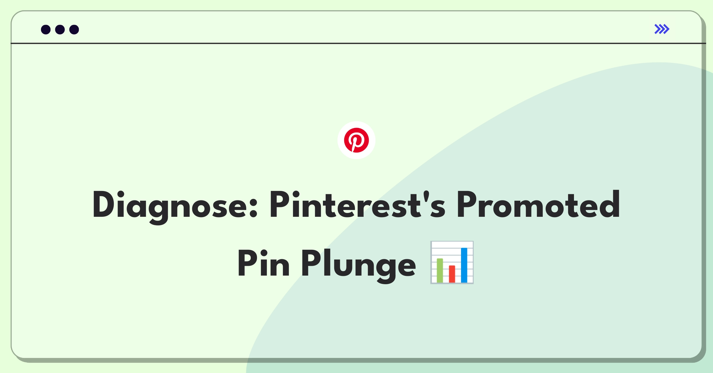 Product Management Root Cause Analysis Question: Investigating Pinterest's promoted pins click-through rate decline