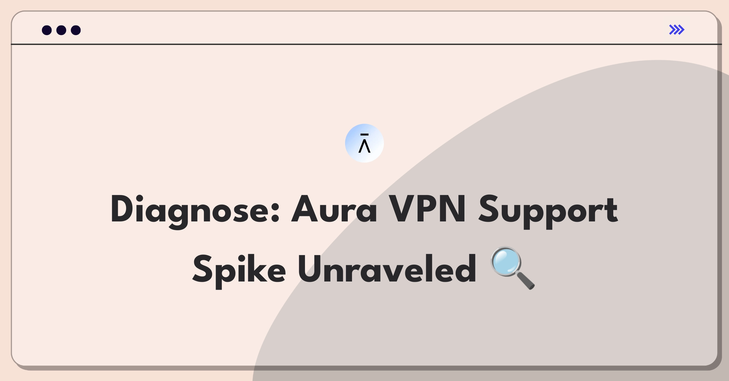 Product Management Root Cause Analysis Question: Investigating sudden increase in VPN support tickets