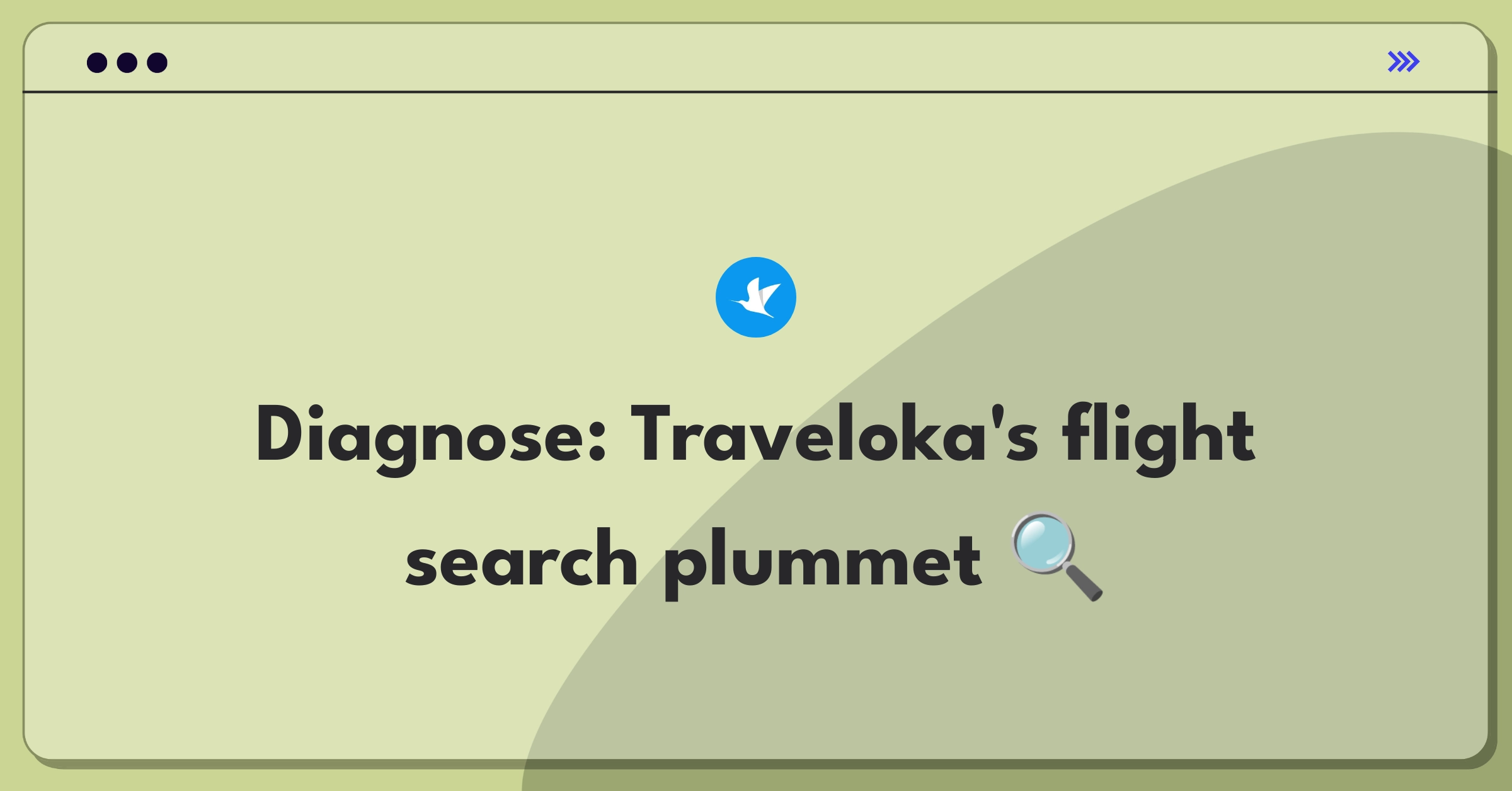 Product Management Root Cause Analysis Question: Investigating sudden drop in Traveloka's domestic flight search volume