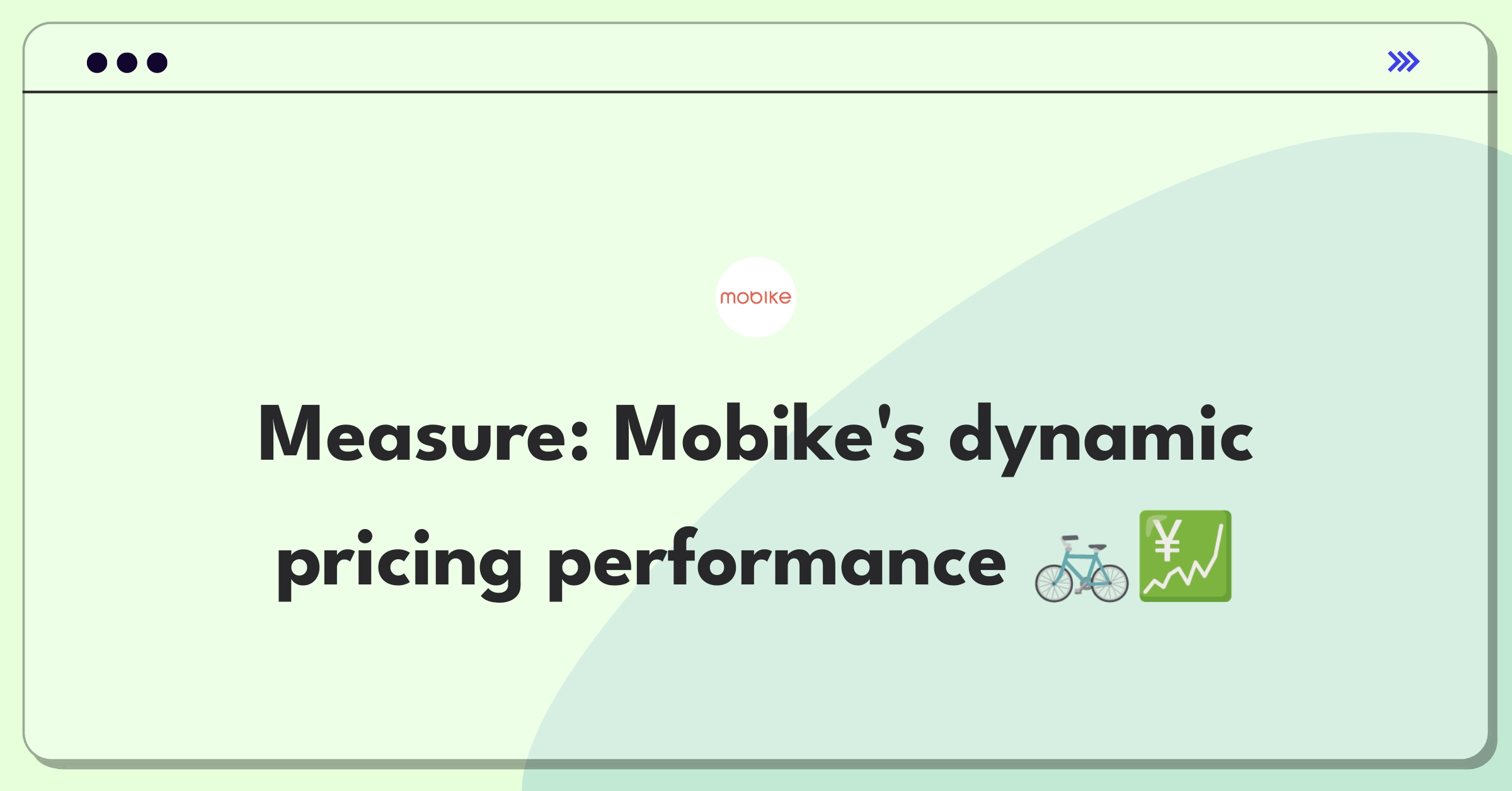 Product Management Analytics Question: Evaluating metrics for Mobike's dynamic pricing system in bike-sharing