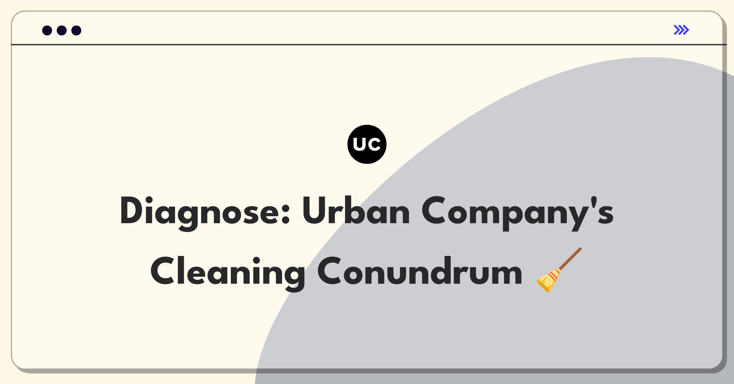 Product Management Root Cause Analysis Question: Urban Company home cleaning service rating decline investigation