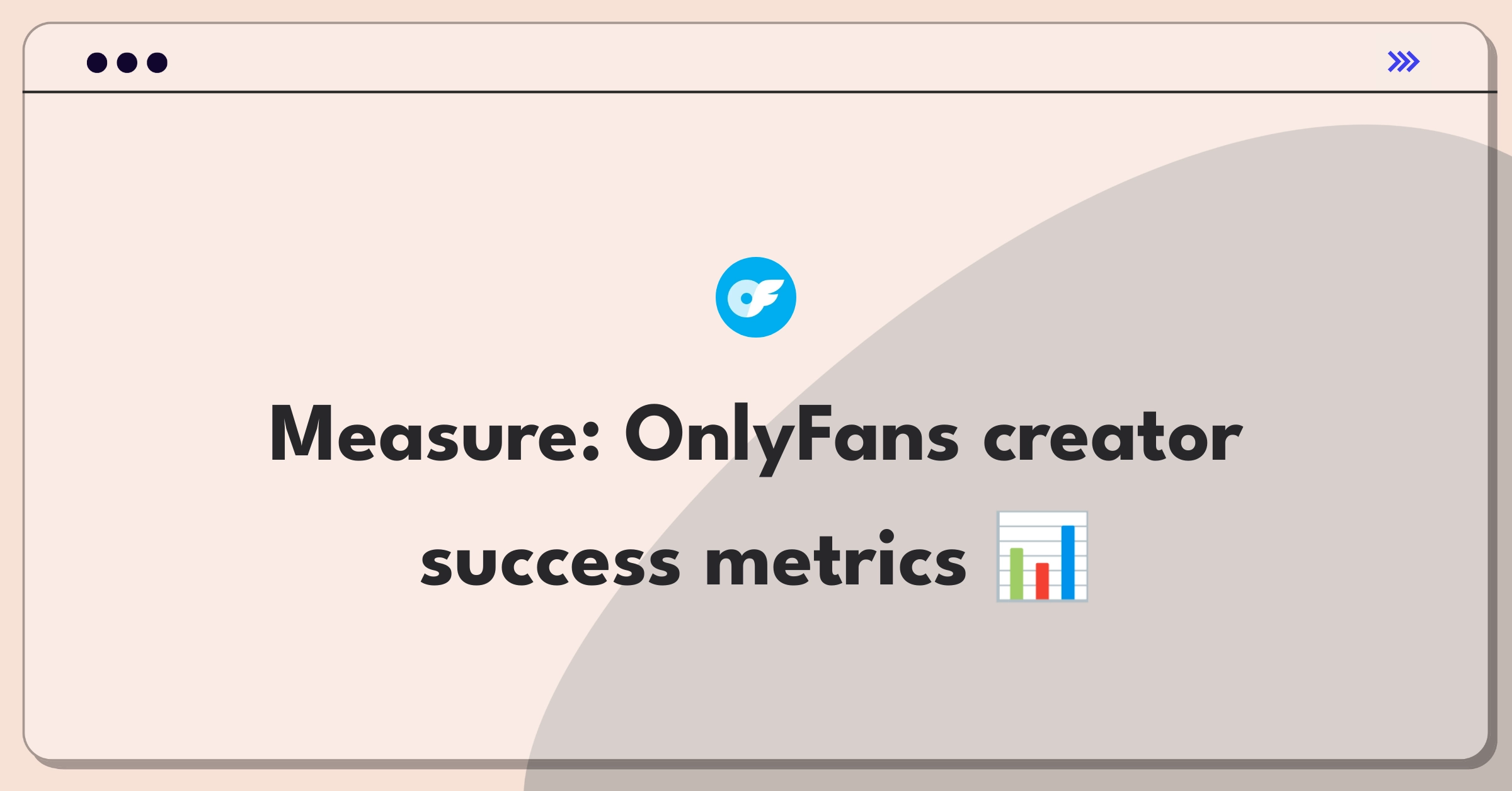 Product Management Success Metrics Question: OnlyFans creator monetization tools effectiveness measurement