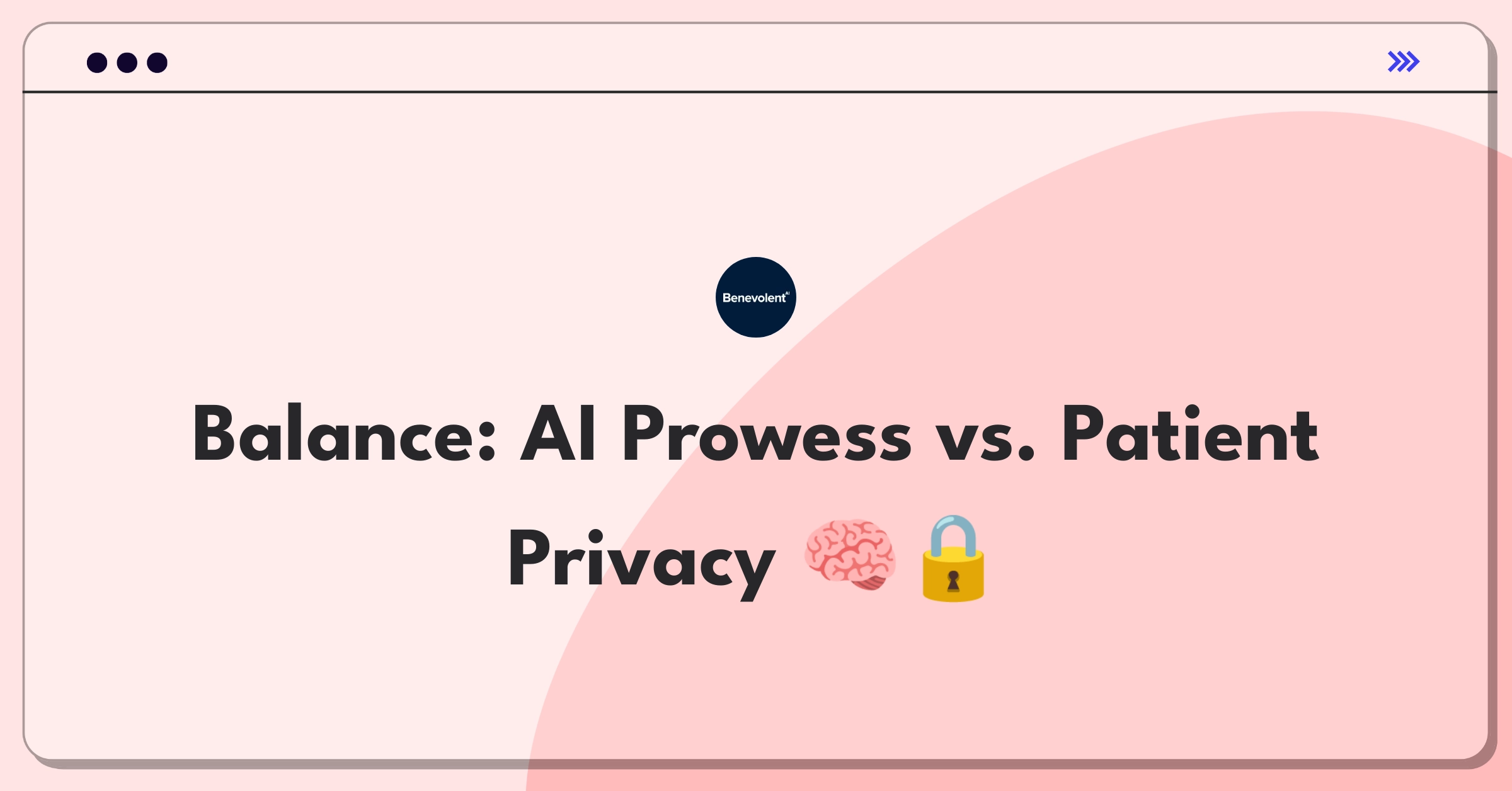 Product Management Trade-off Question: Balancing AI model performance and user privacy in healthcare