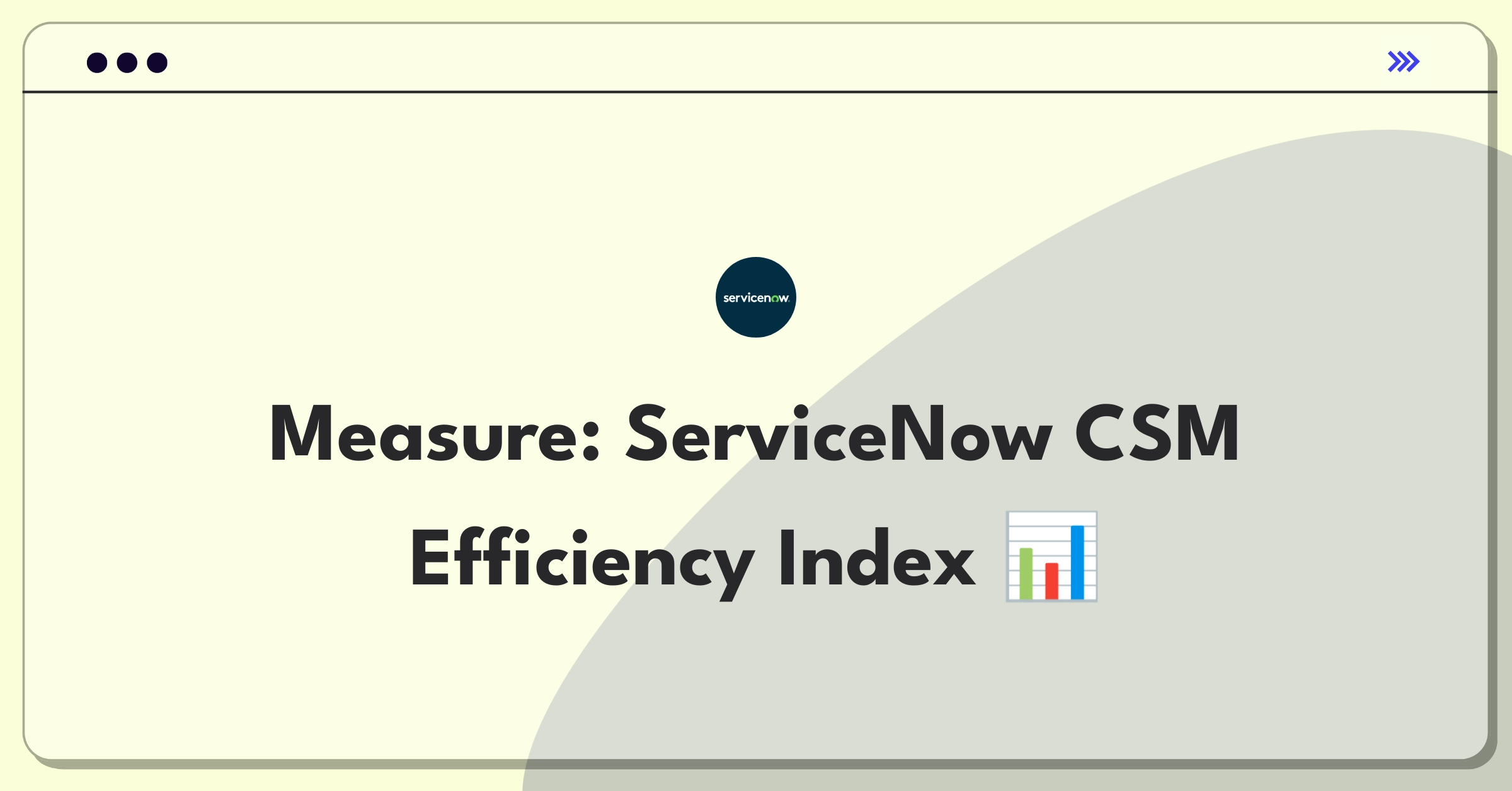 Product Management Success Metrics Question: ServiceNow Customer Service Management platform evaluation metrics