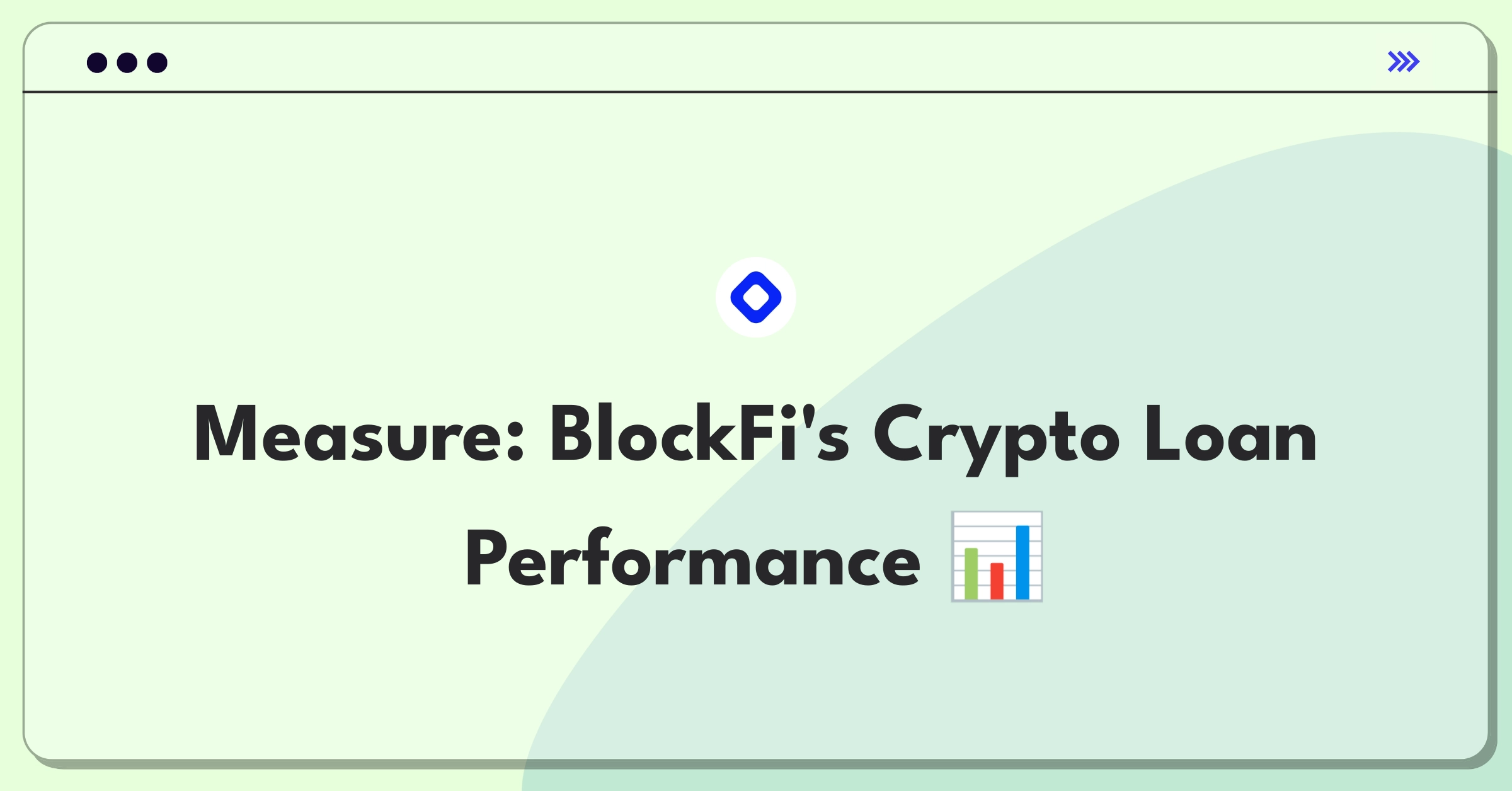 Product Management Success Metrics Question: Evaluating crypto-backed loan performance with key indicators