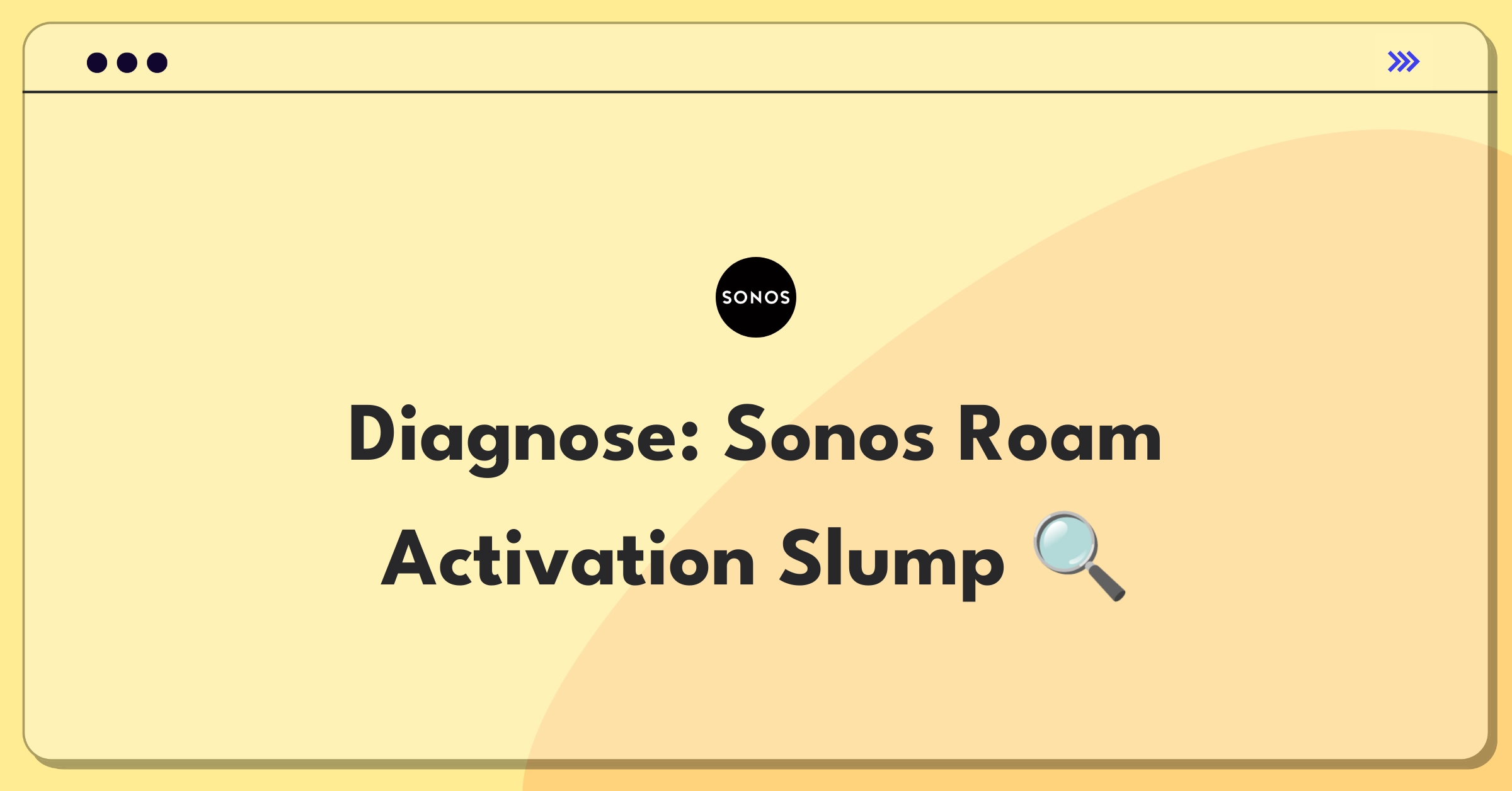 Product Management Root Cause Analysis Question: Investigating Sonos Roam speaker activation rate decline