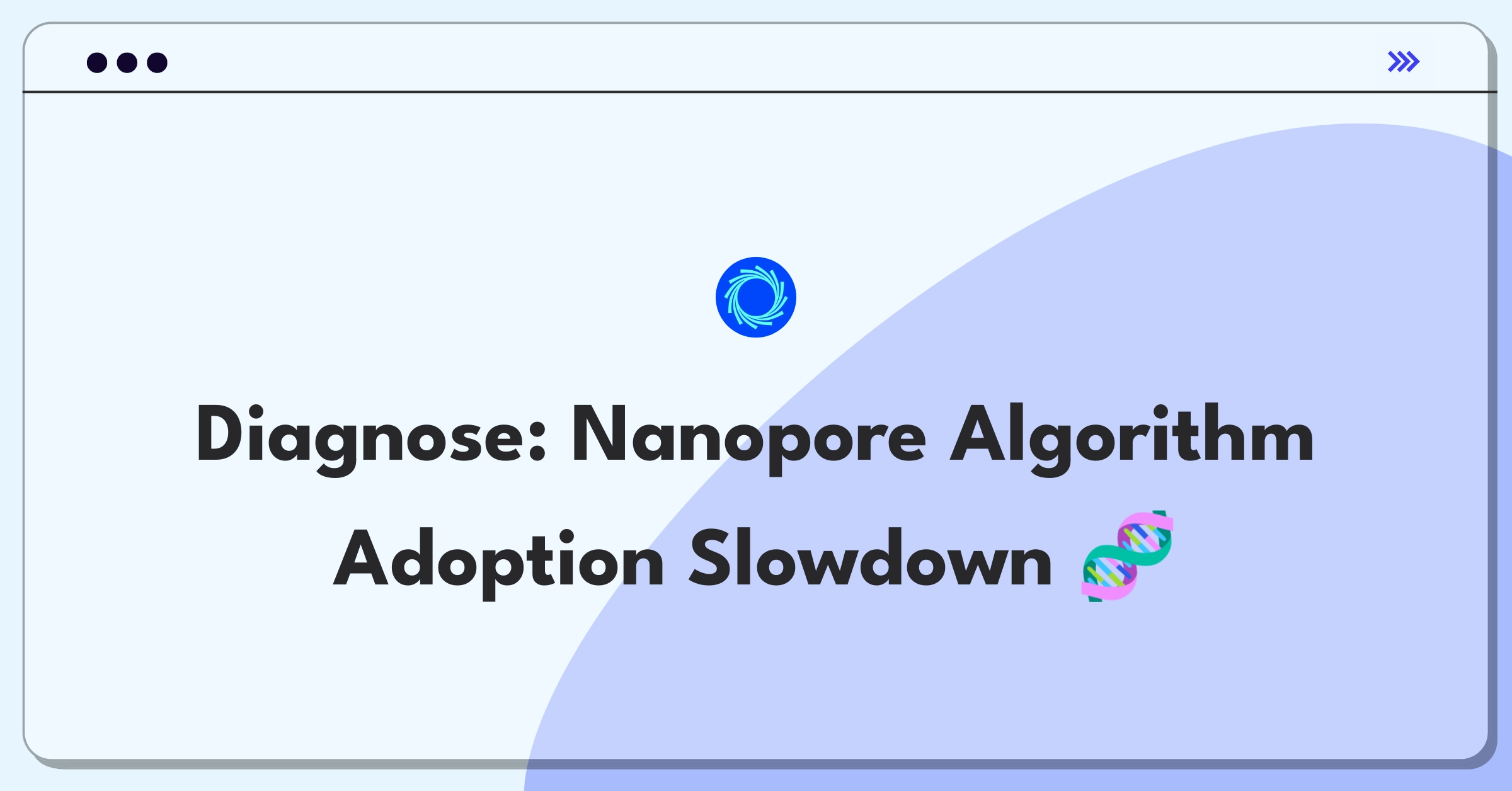 Product Management Root Cause Analysis Question: Investigating slow adoption of genomic sequencing algorithm