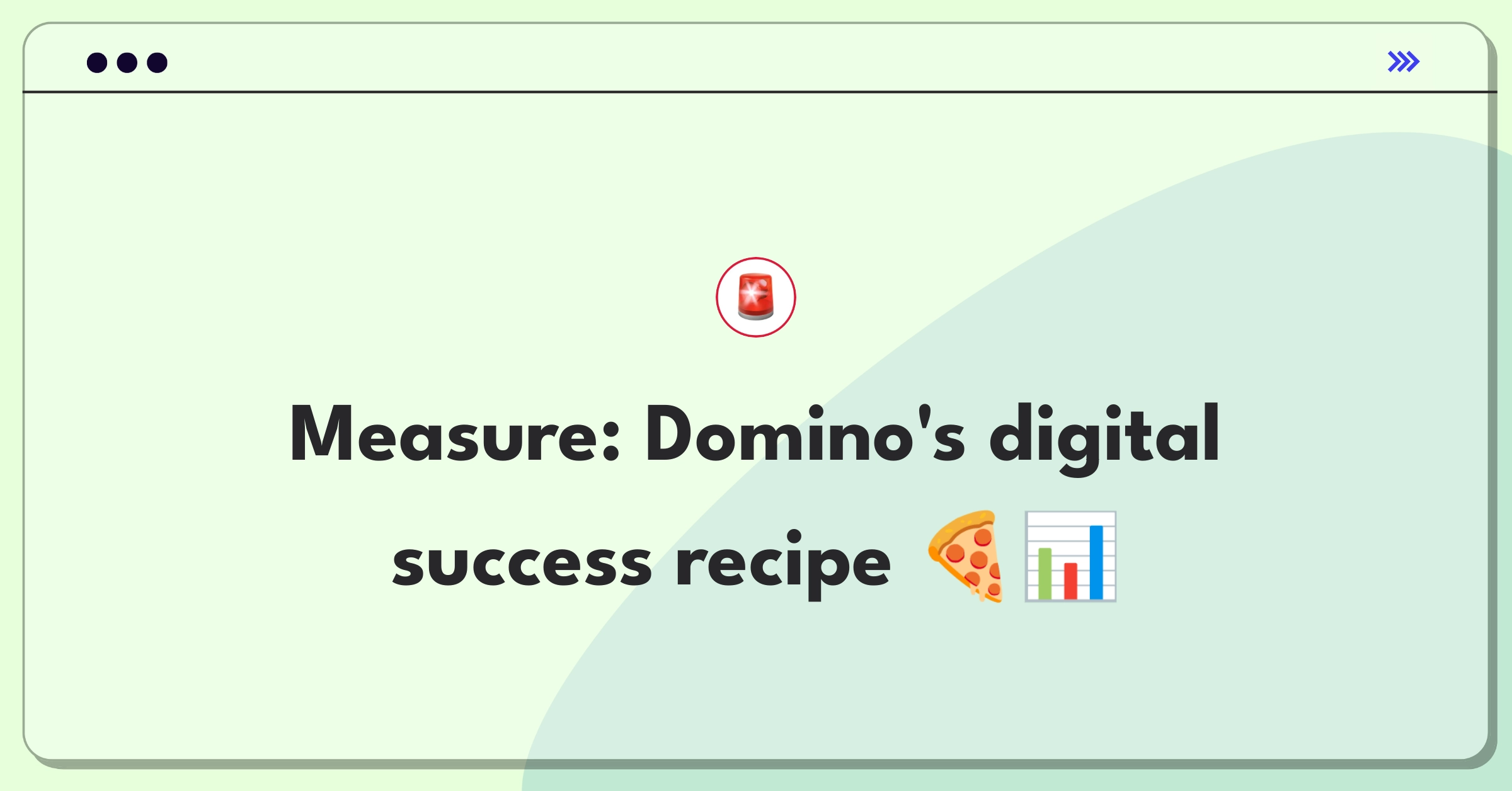 Product Management Analytics Question: Measuring success of Domino's digital ordering platform